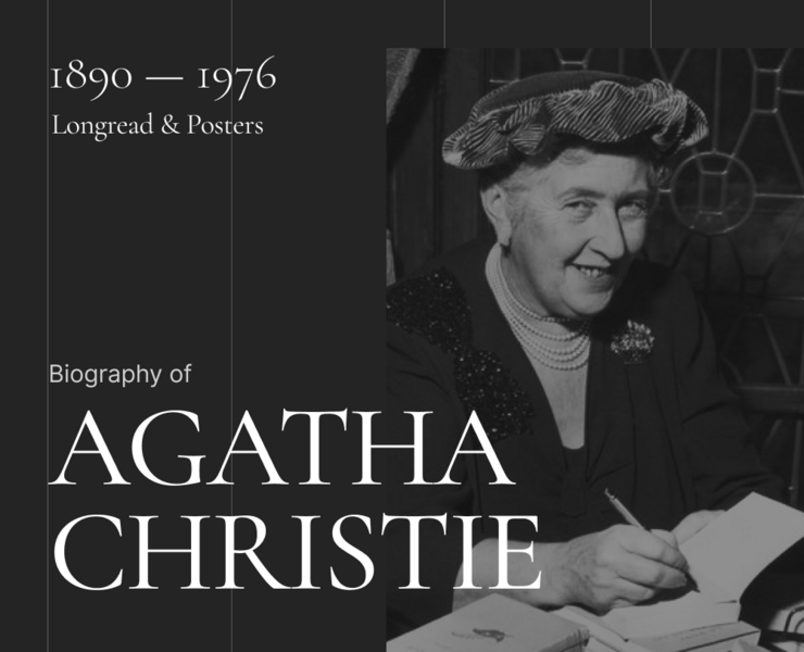 Biography of Agatha Christie — Интерфейсы, Брендинг на Dprofile