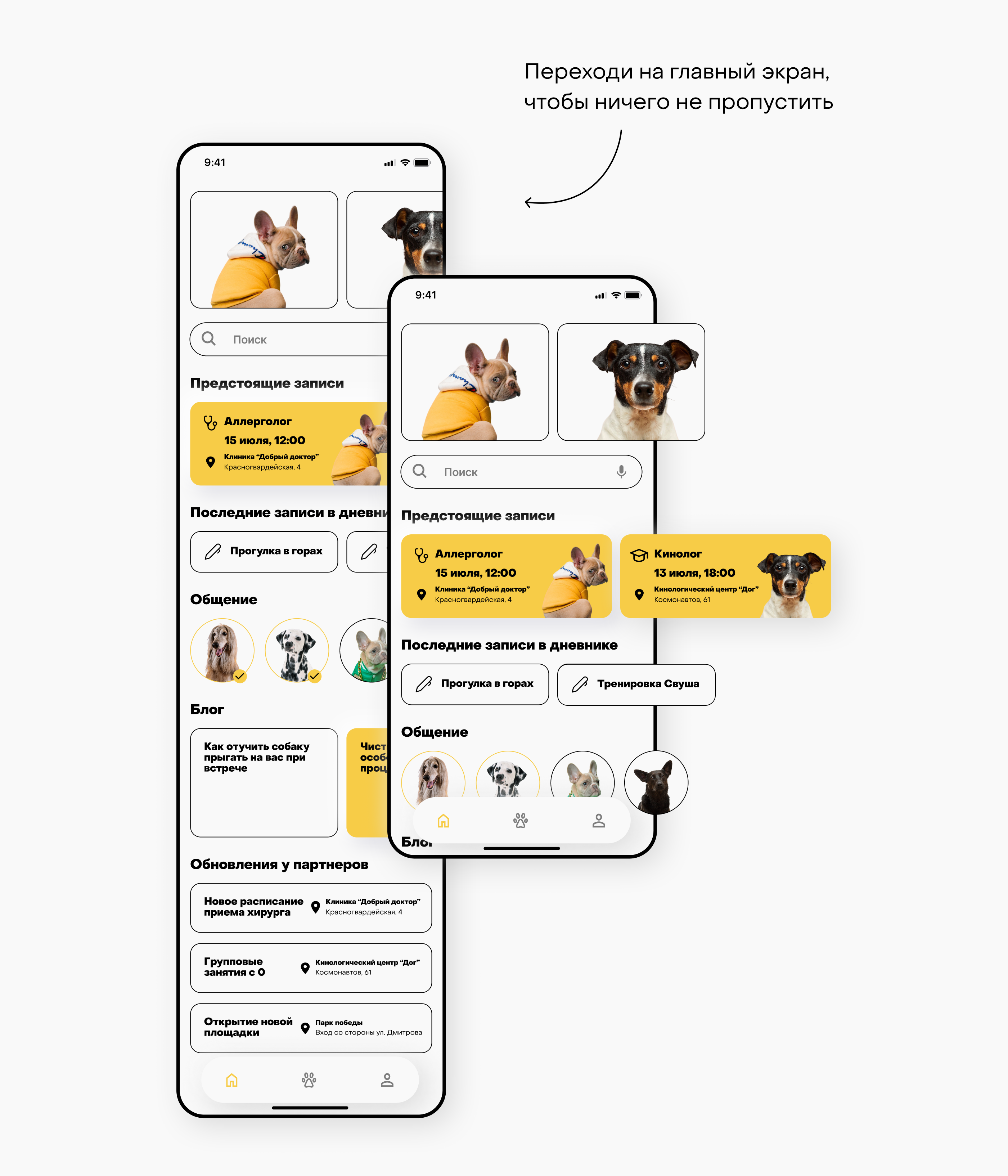 Pet mobile app — Изображение №10 — Интерфейсы на Dprofile