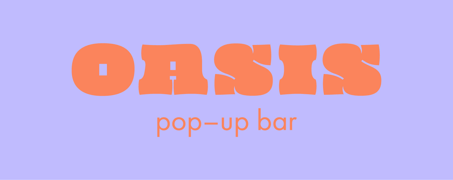 OASIS POP–UP BAR Identity — Изображение №2 — Брендинг, Иллюстрация на Dprofile