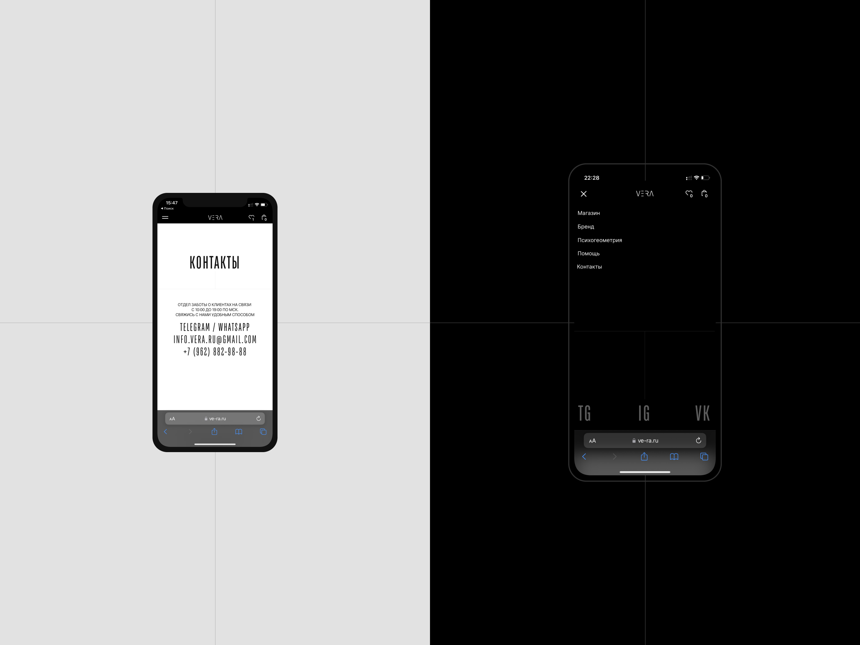 VERA — Online Jewelry Store (Tilda) — Изображение №9 — Интерфейсы на Dprofile