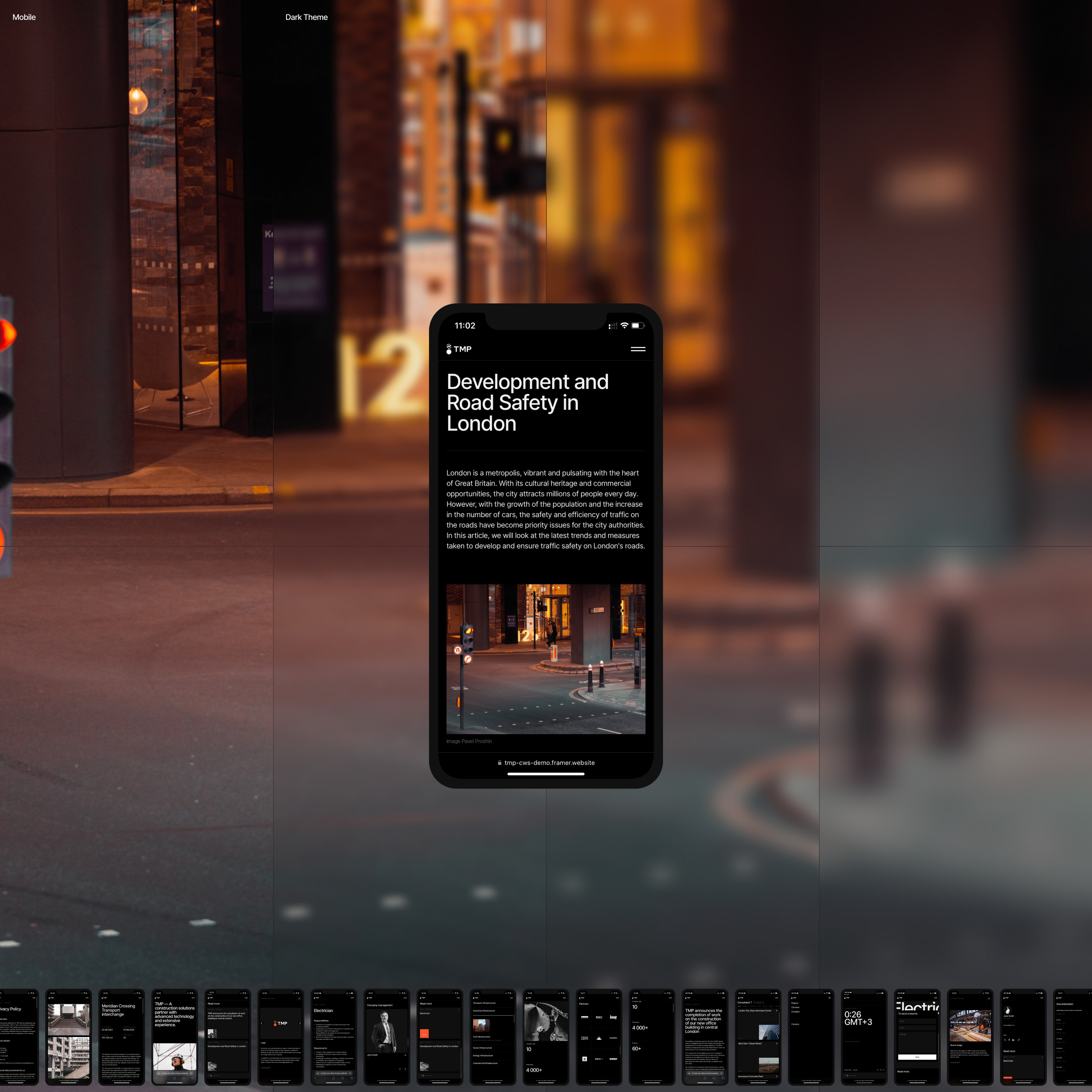 TMP — Company Website (Framer Template) — Изображение №8 — Интерфейсы, Брендинг на Dprofile