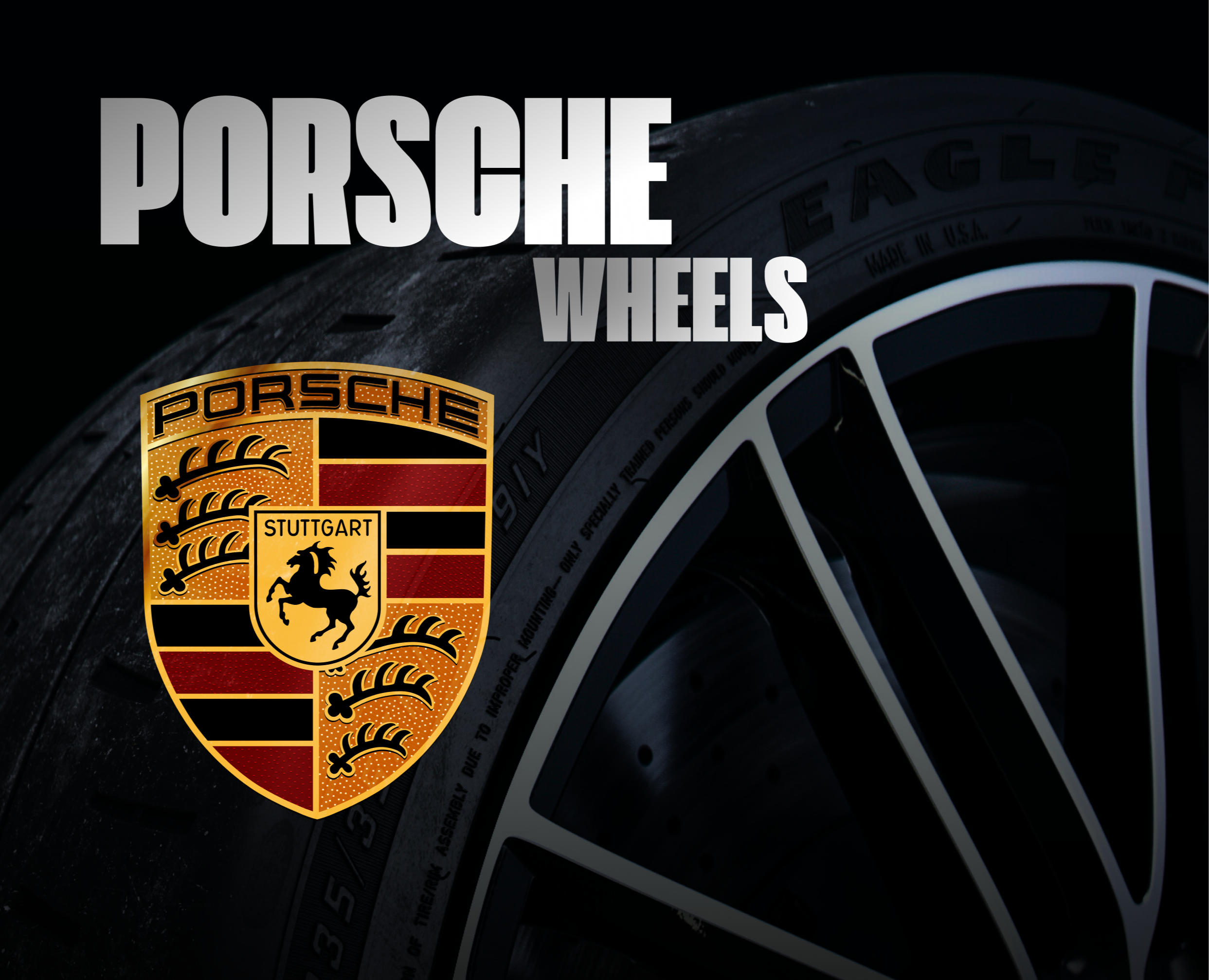Porsche Wheels landing page — Интерфейсы, Графика на Dprofile