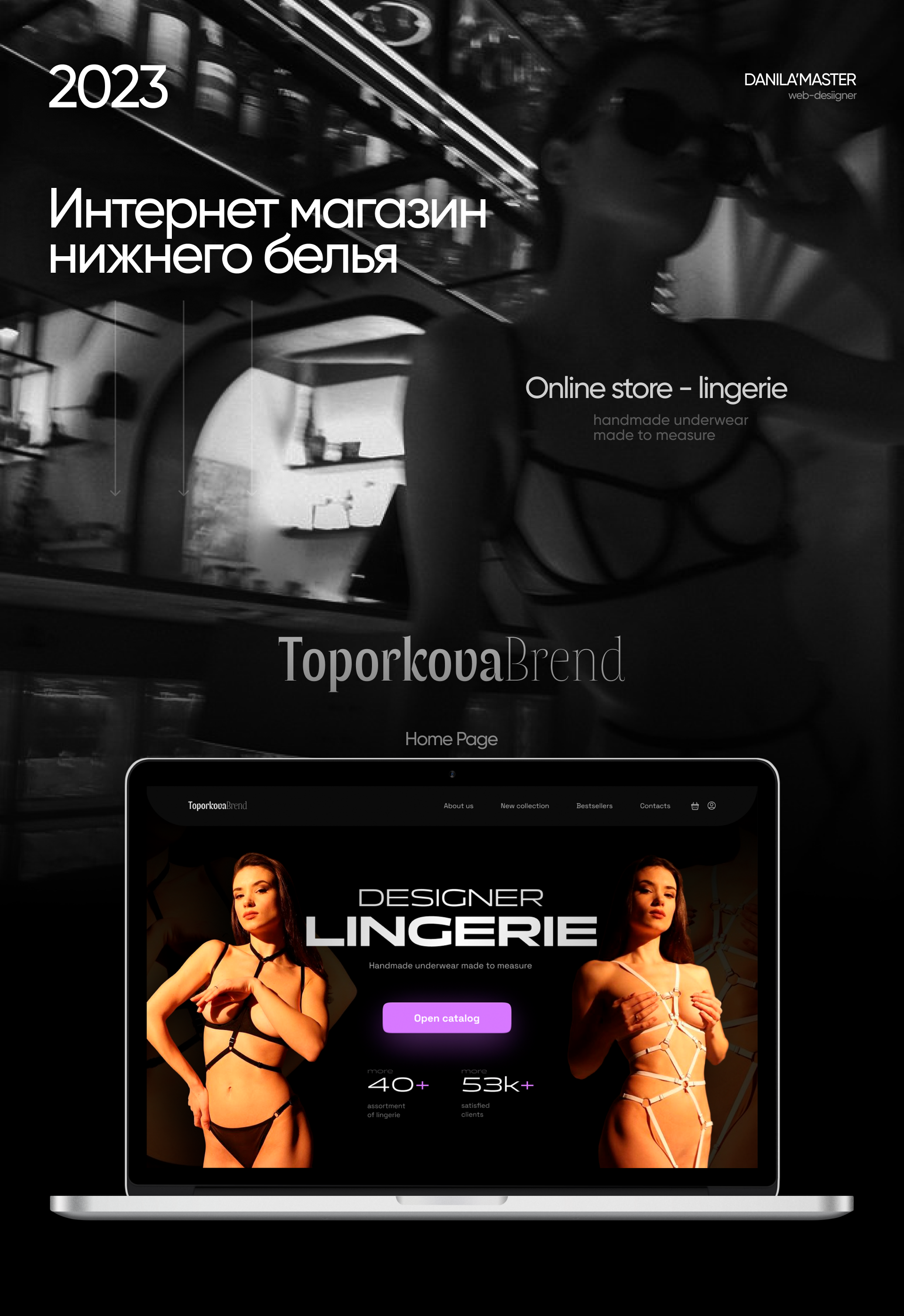 Интернет магазин нижнего женского белья — Изображение №1 — Интерфейсы, Графика на Dprofile