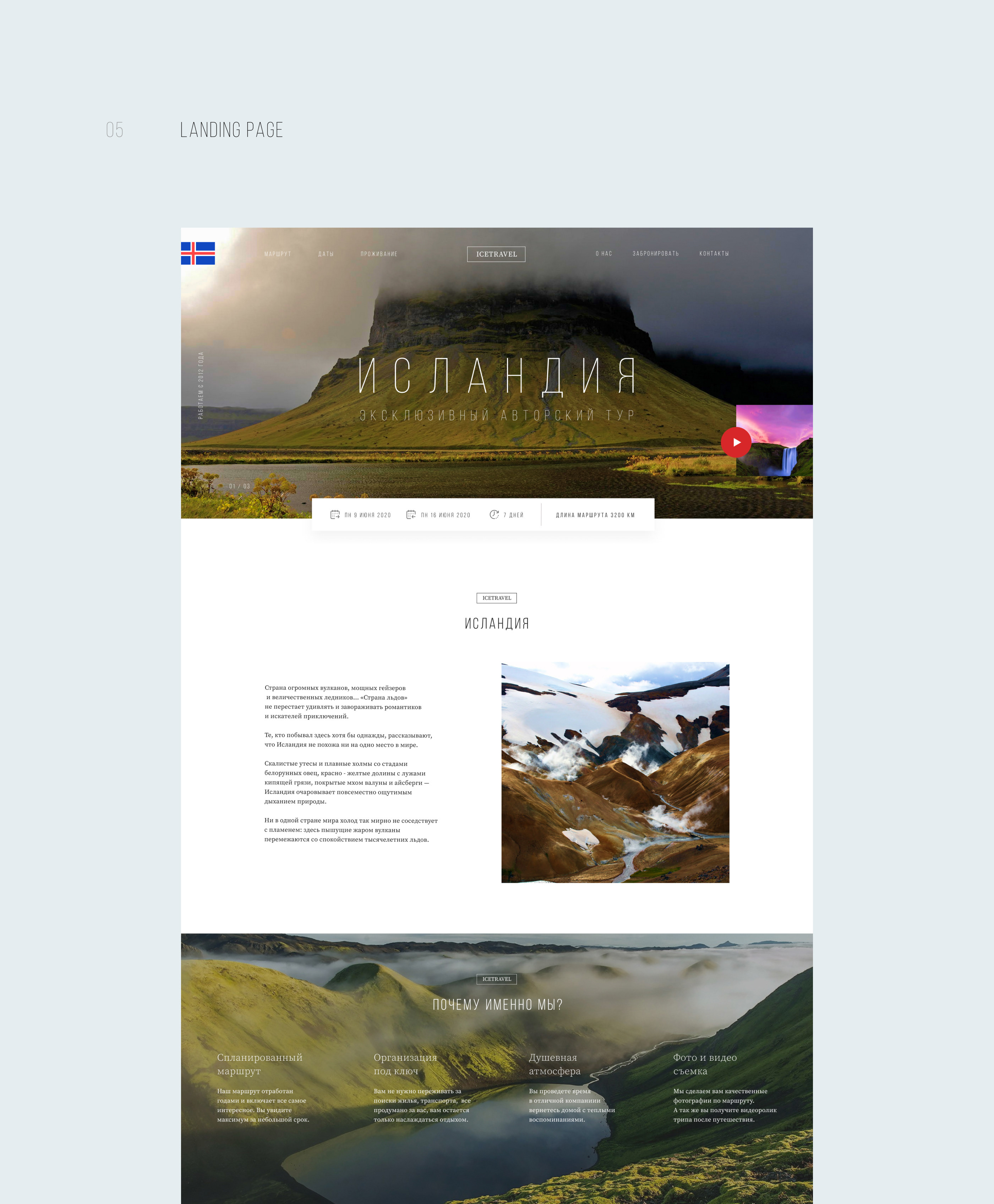IceTravel UI/UX — Изображение №5 — Интерфейсы на Dprofile