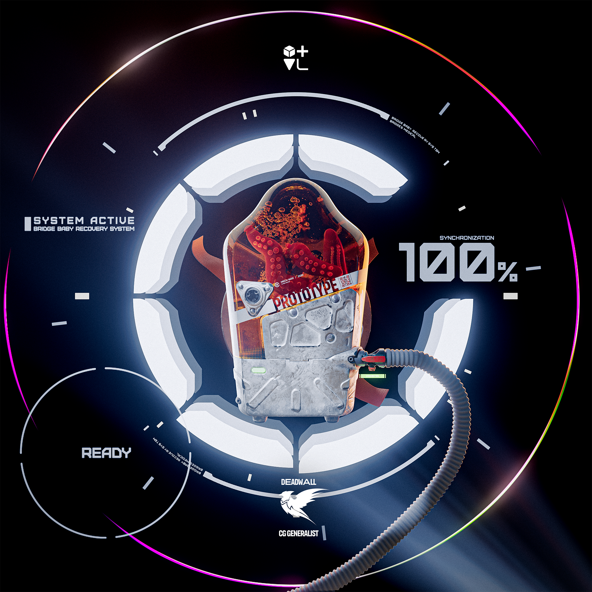 BB capsule prototype // 3D Concept Art — Изображение №1 — Иллюстрация, 3D на Dprofile