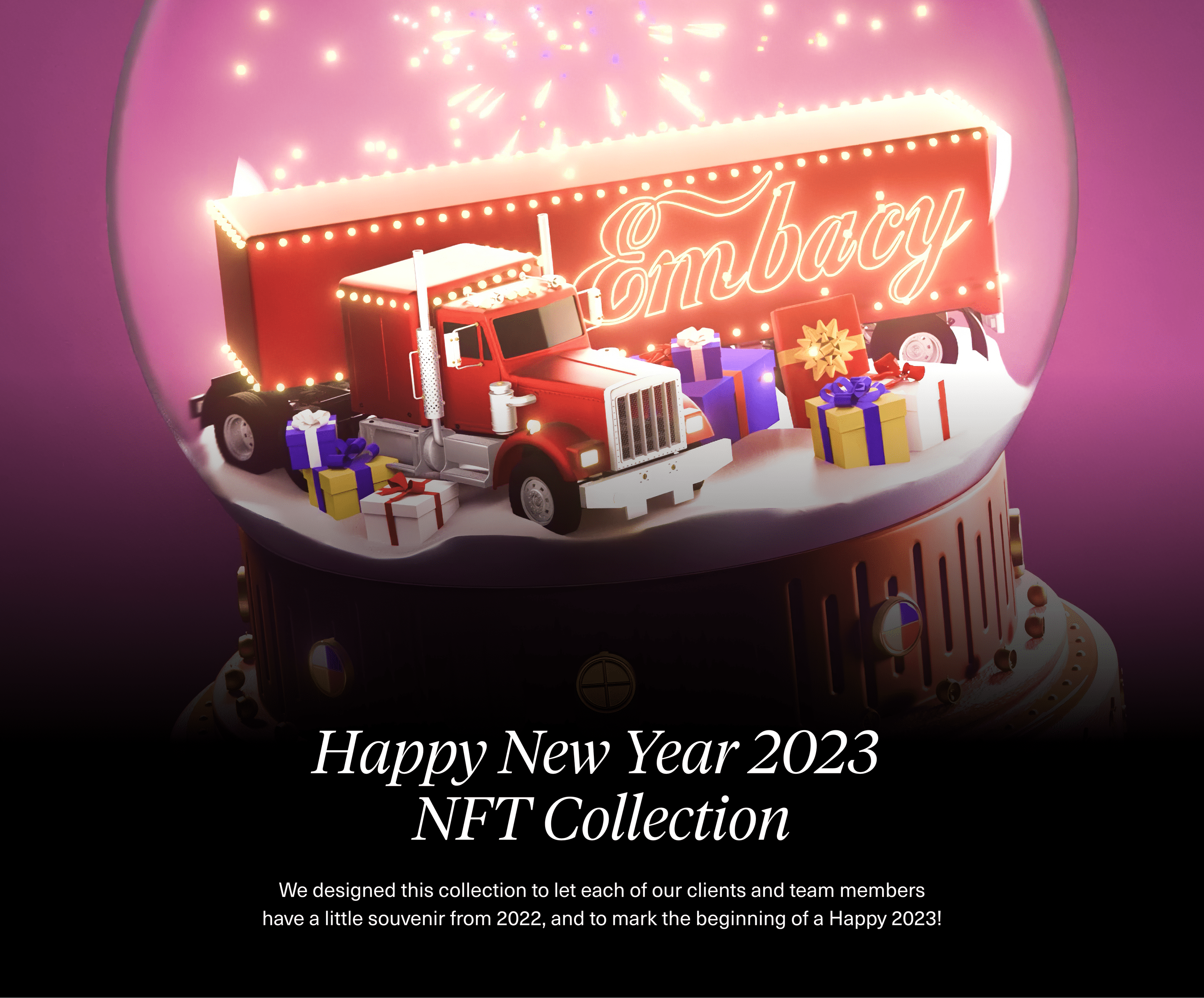 Happy New Year 2023 NFT Collection — Изображение №1 — 3D, Анимация на Dprofile