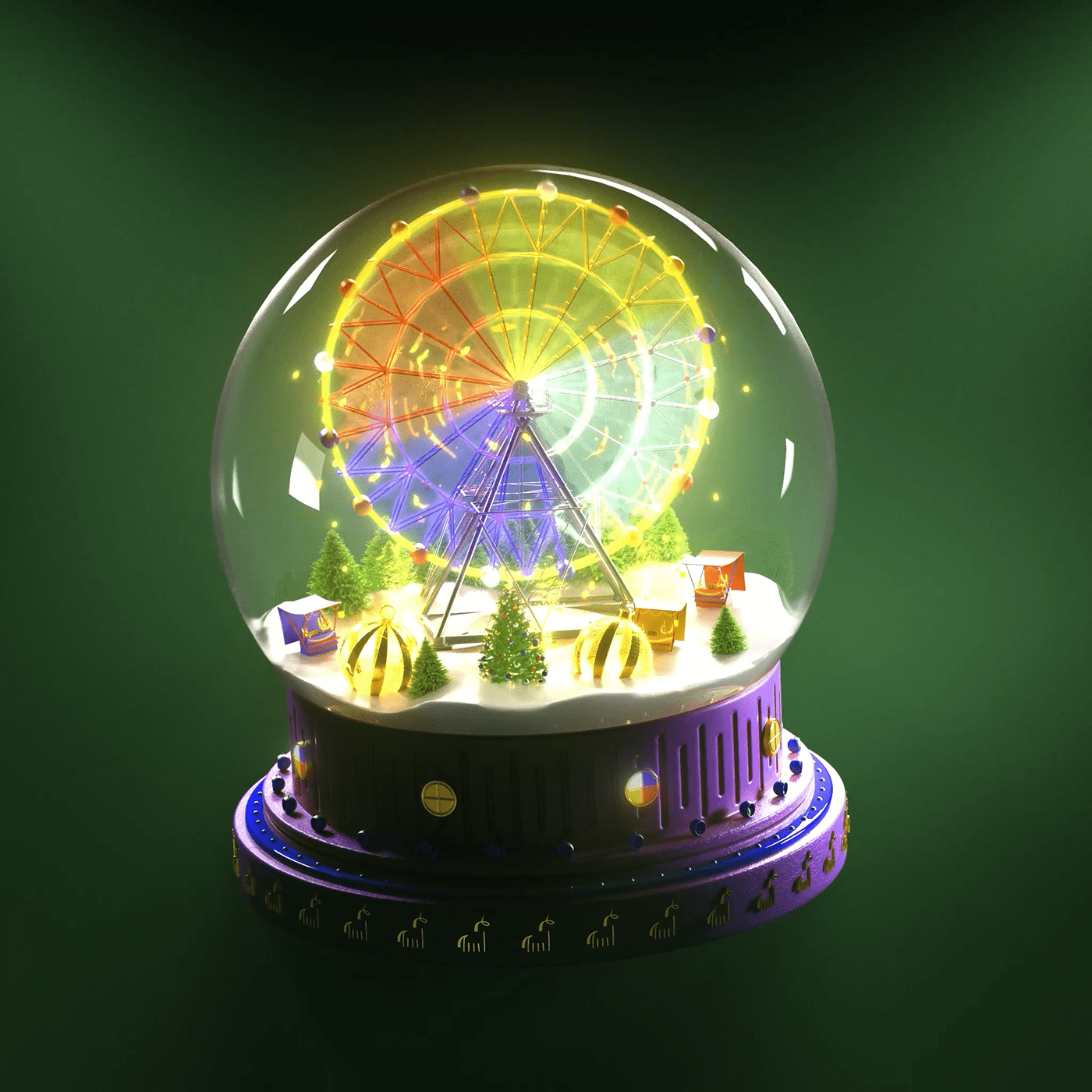 Happy New Year 2023 NFT Collection — Изображение №5 — 3D, Анимация на Dprofile