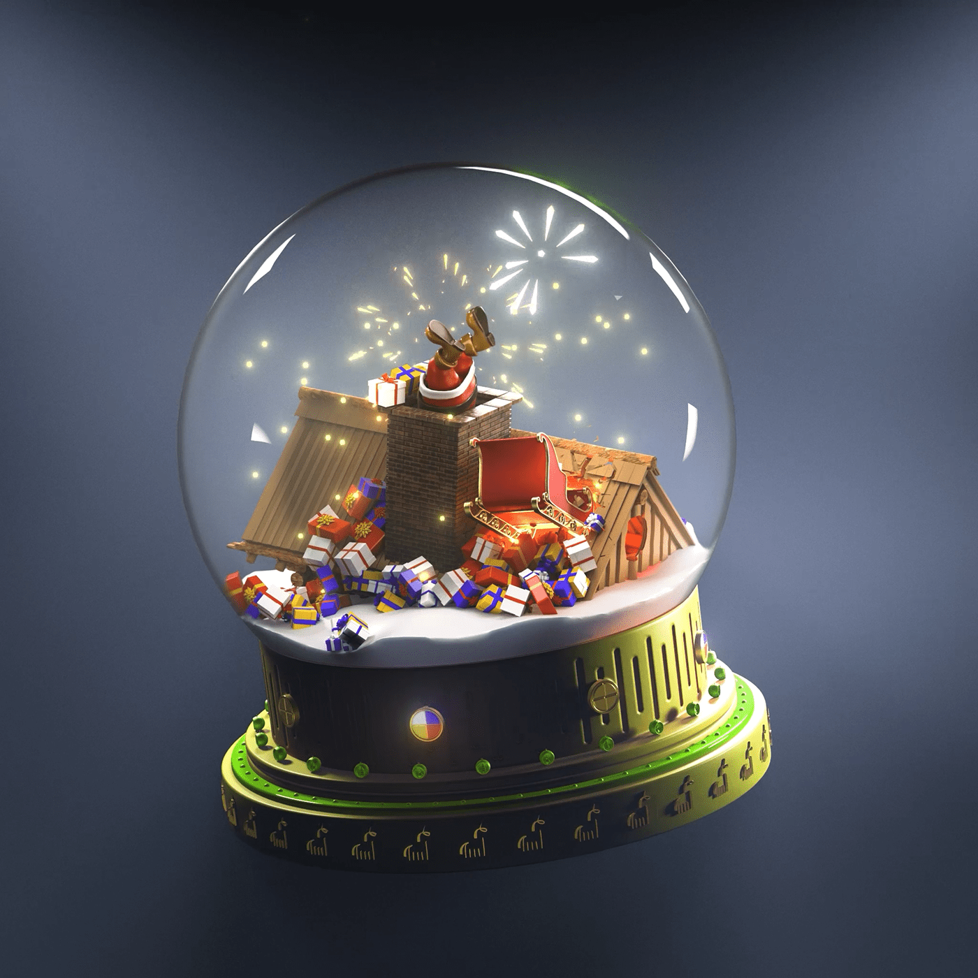 Happy New Year 2023 NFT Collection — Изображение №4 — 3D, Анимация на Dprofile