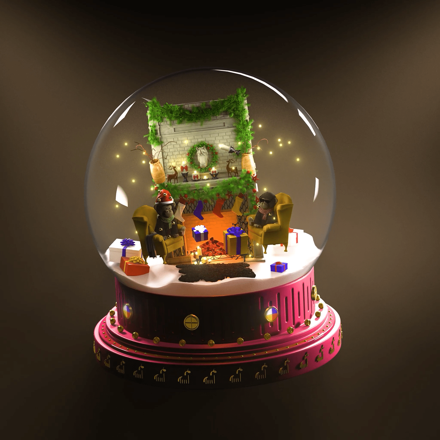 Happy New Year 2023 NFT Collection — Изображение №6 — 3D, Анимация на Dprofile