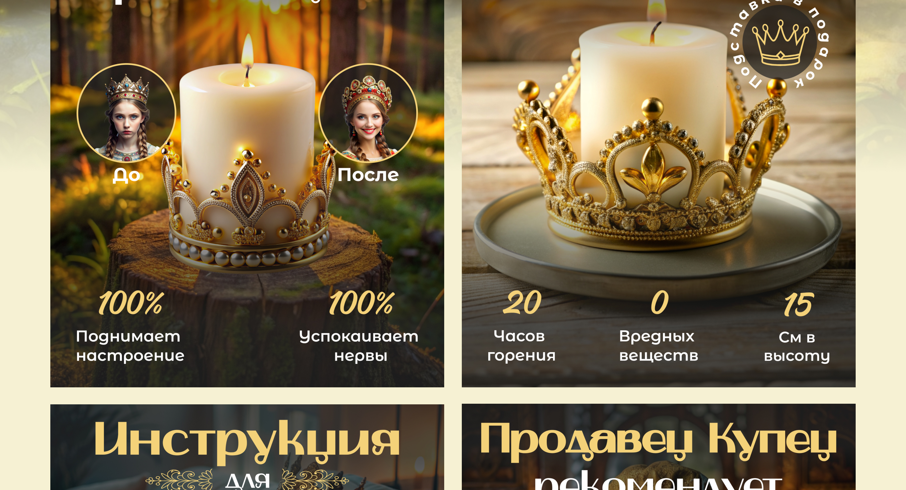 Карточки товаров для маркетплейсов. Конкурс «Лукоморье». — Изображение №6 — Брендинг, Маркетинг на Dprofile