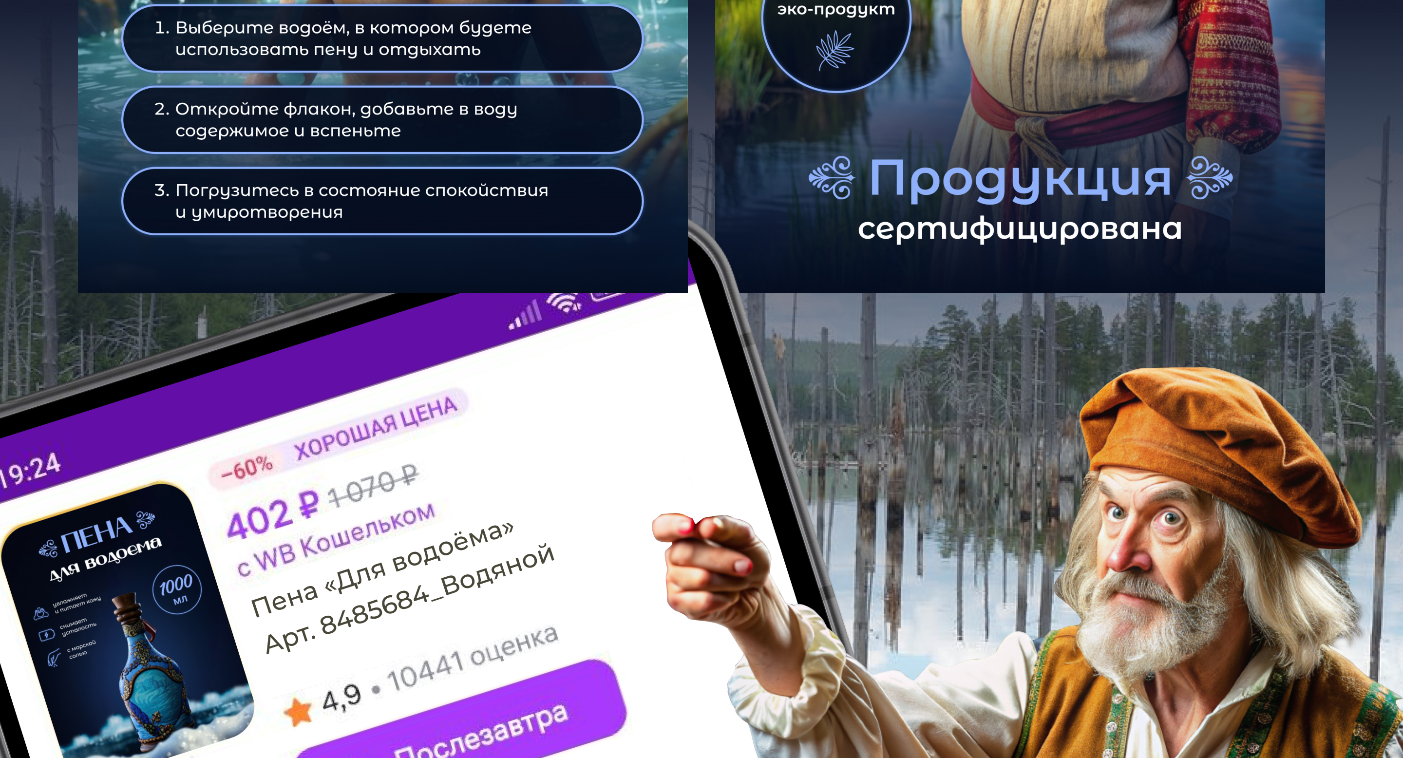 Карточки товаров для маркетплейсов. Конкурс «Лукоморье». — Изображение №12 — Брендинг, Маркетинг на Dprofile