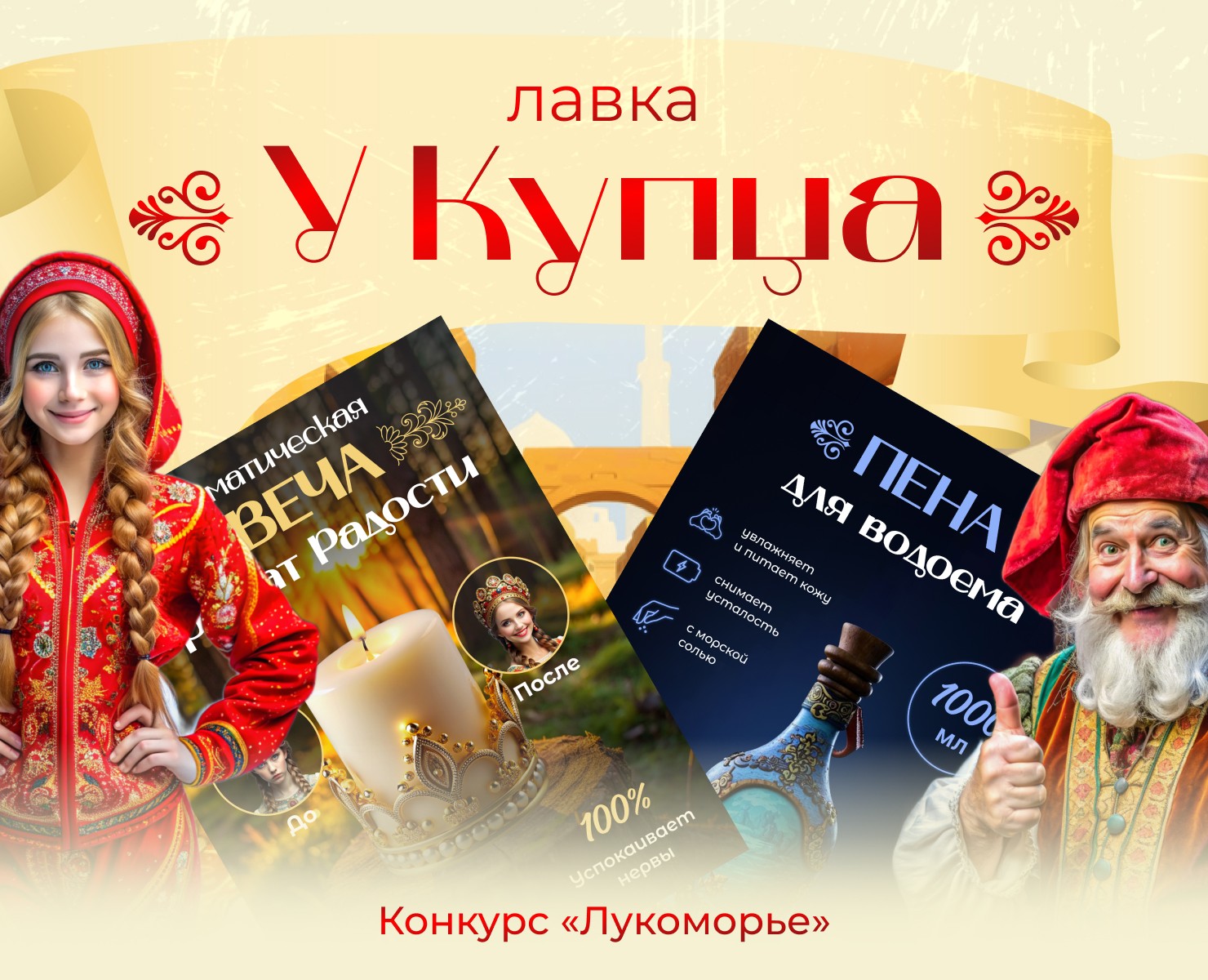 Карточки товаров для маркетплейсов. Конкурс «Лукоморье». — Брендинг, Маркетинг на Dprofile