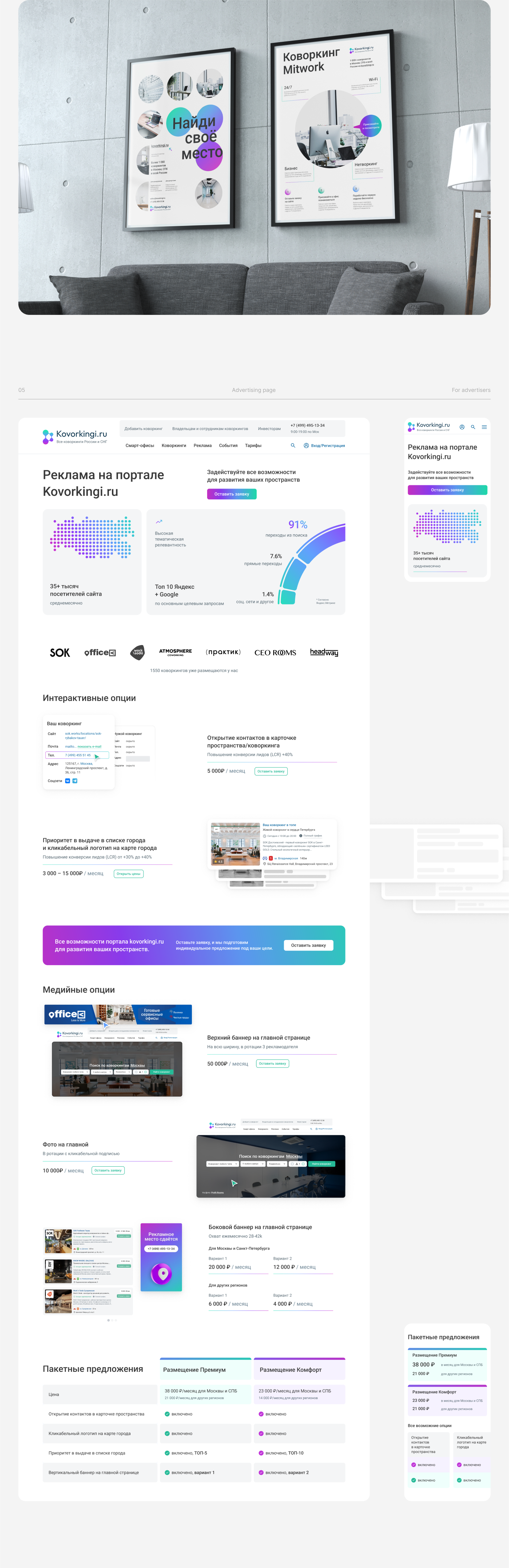 Kovorkingi.ru website redesign — Изображение №9 — Брендинг, Интерфейсы на Dprofile