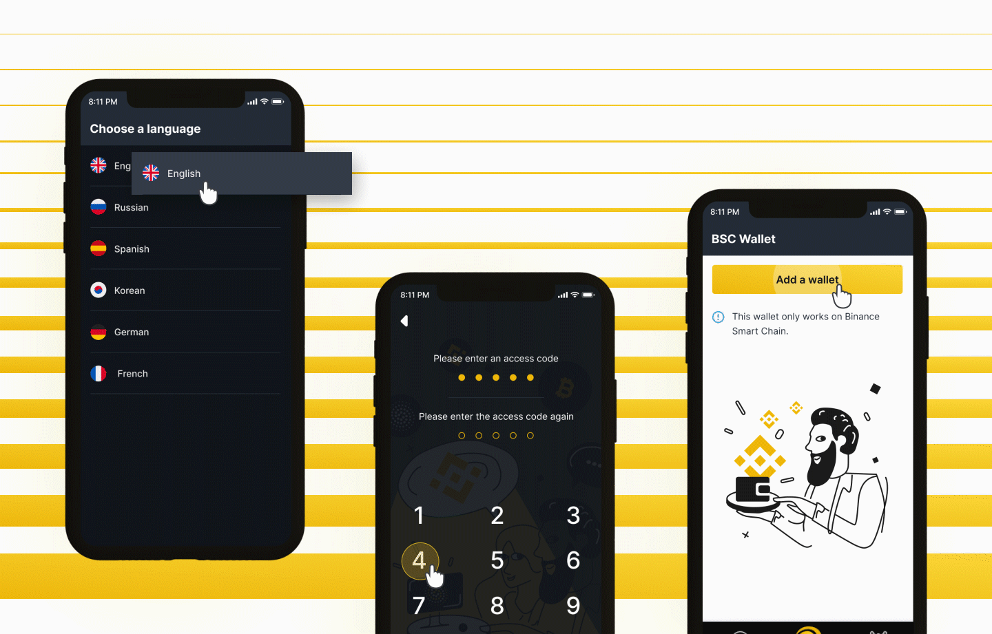 A Cryptocurrency Wallet App — Изображение №6 — Интерфейсы на Dprofile