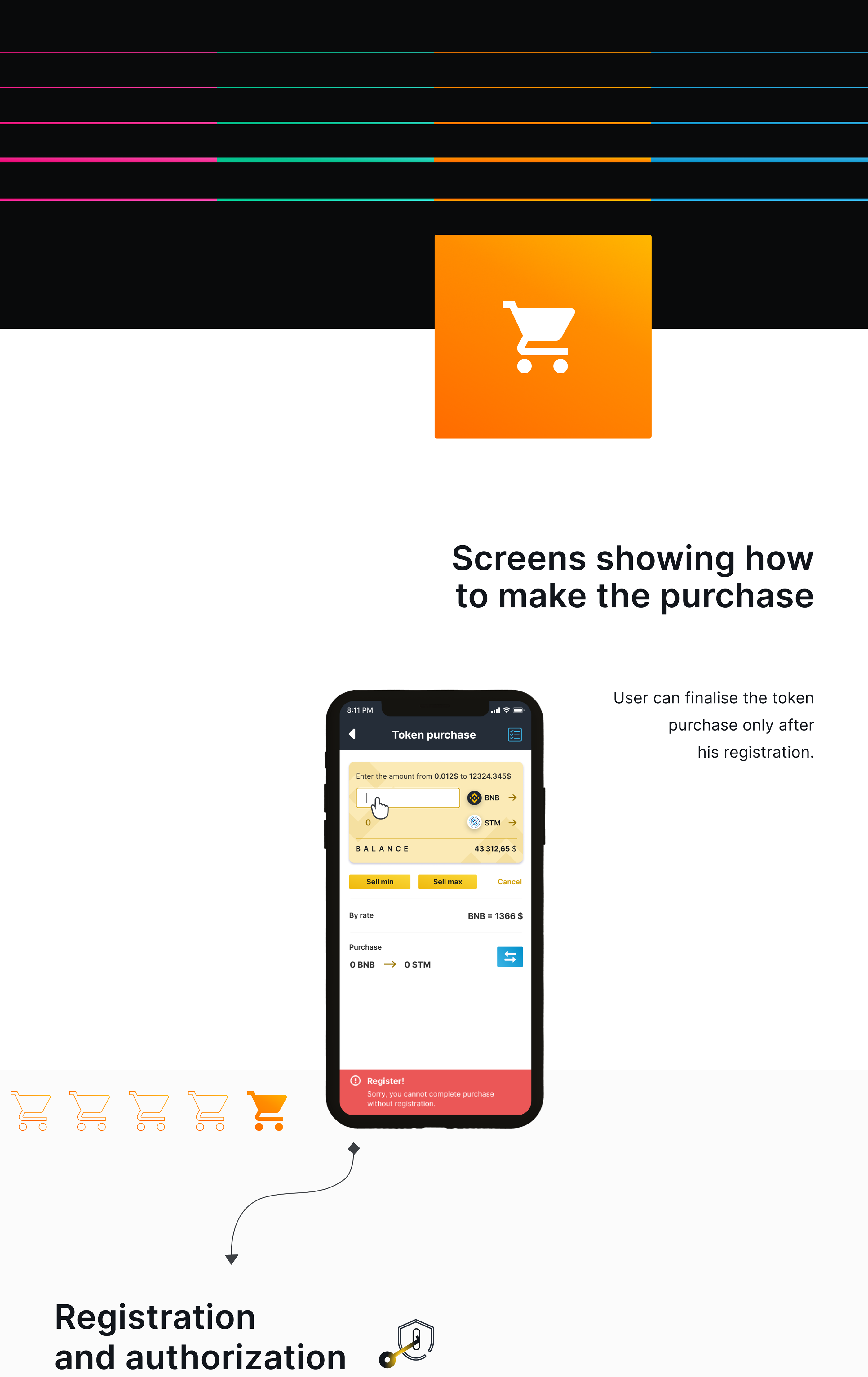 A Cryptocurrency Wallet App — Изображение №9 — Интерфейсы на Dprofile