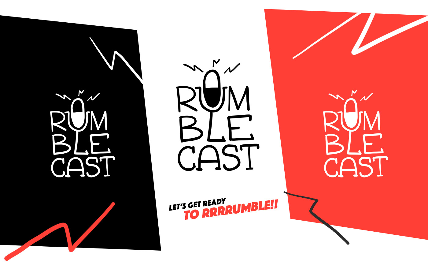 Логотип подкастов «Rumble» — Изображение №1 — Брендинг, Графика на Dprofile