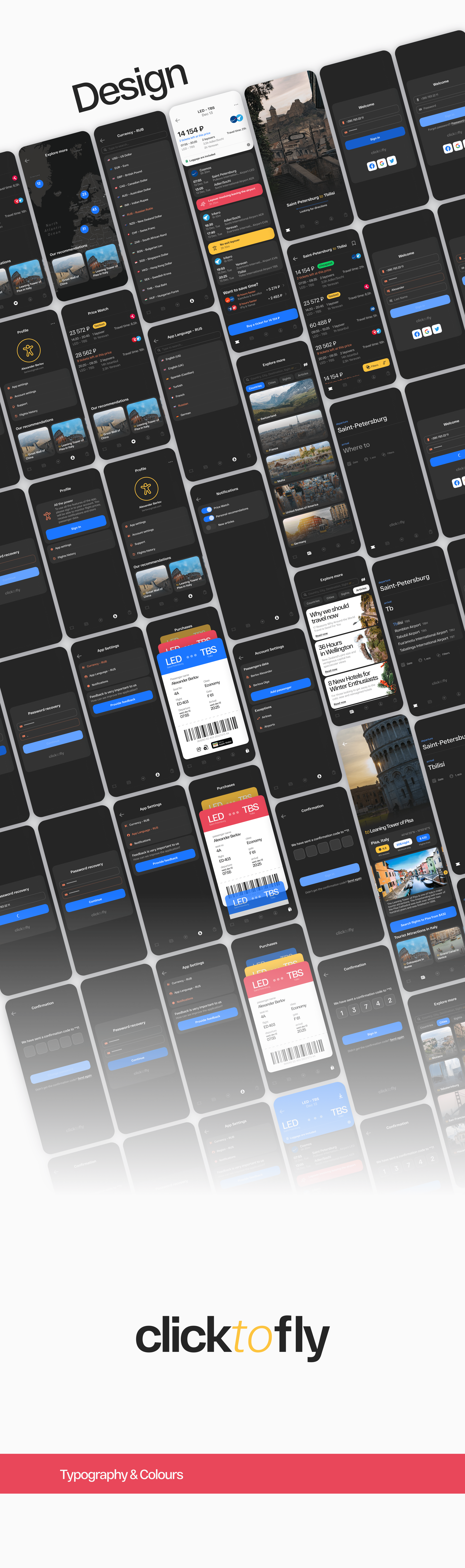 Mobile App Air Tickets — Изображение №8 — Брендинг, Интерфейсы на Dprofile