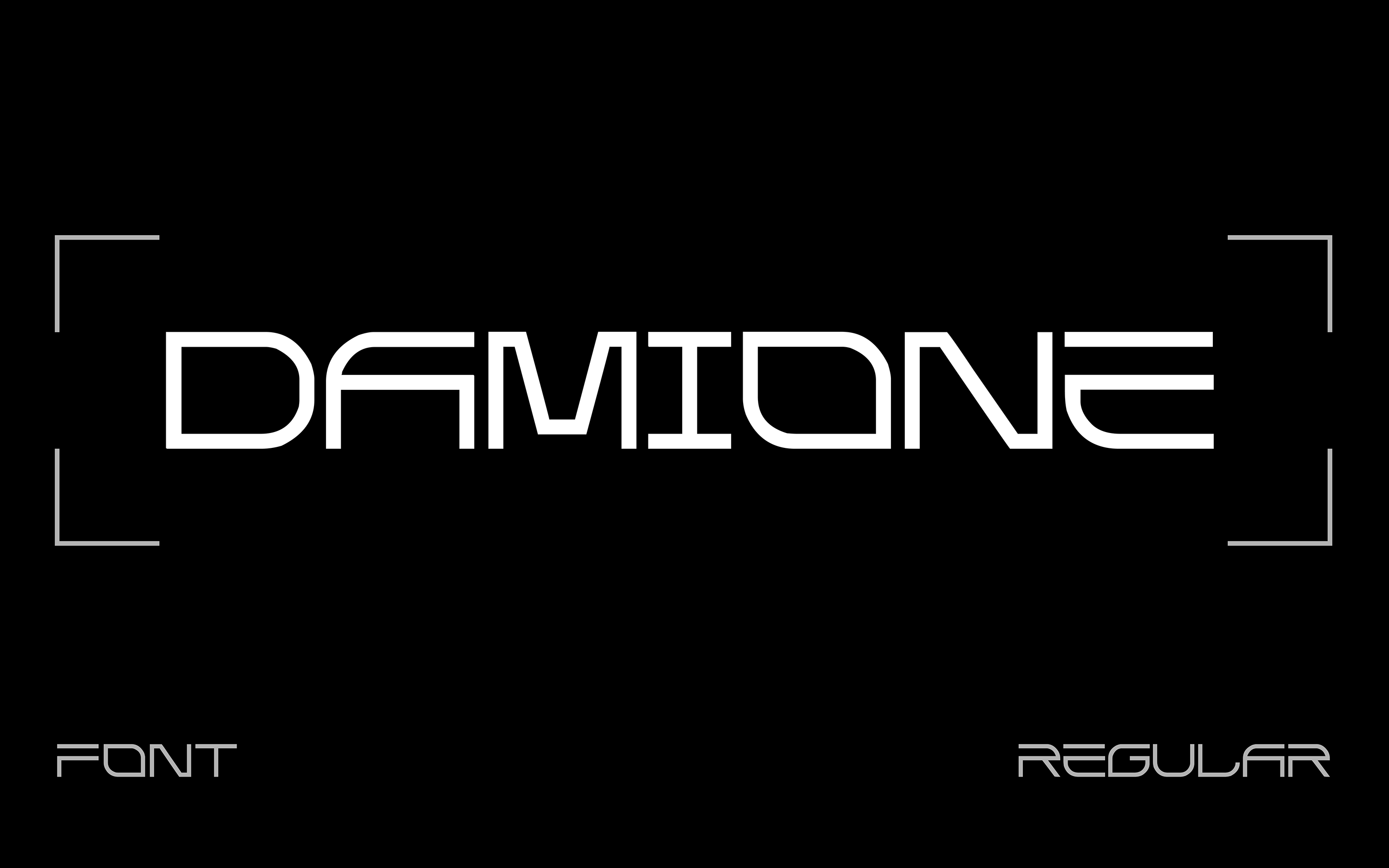 DaMiOne | Бесплатный Шрифт — Изображение №1 — Графика на Dprofile