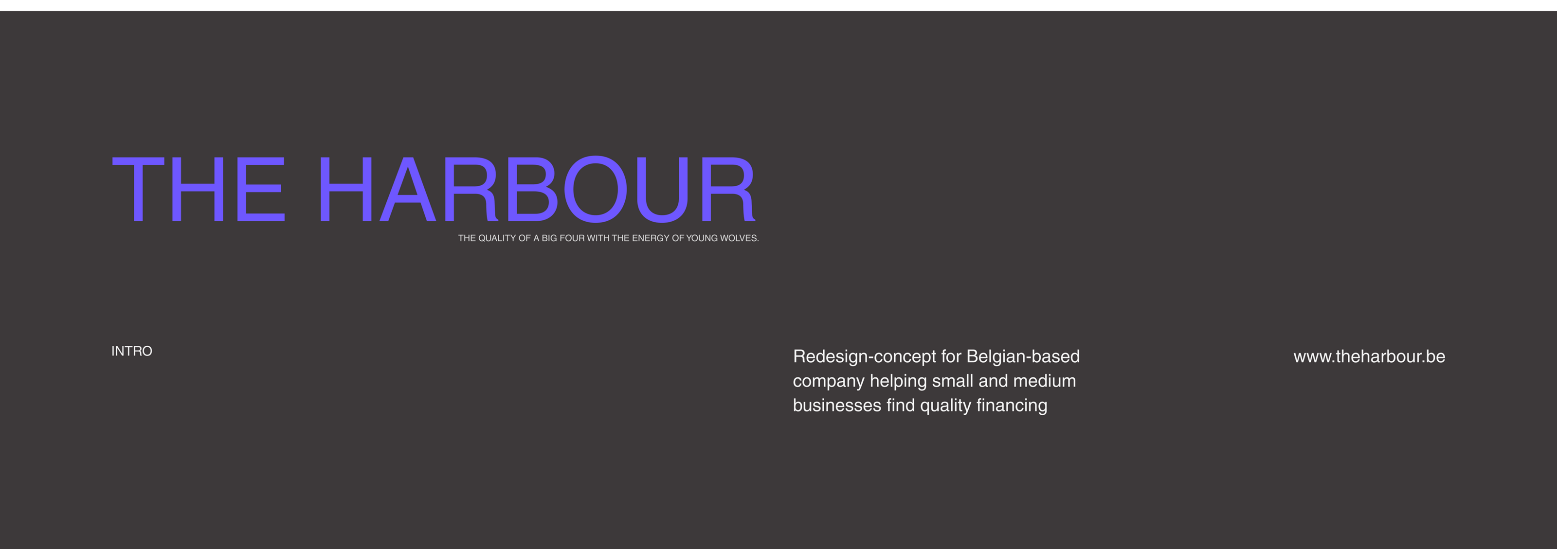 The Harbour - corporate website redesign concept — Изображение №2 — Интерфейсы на Dprofile