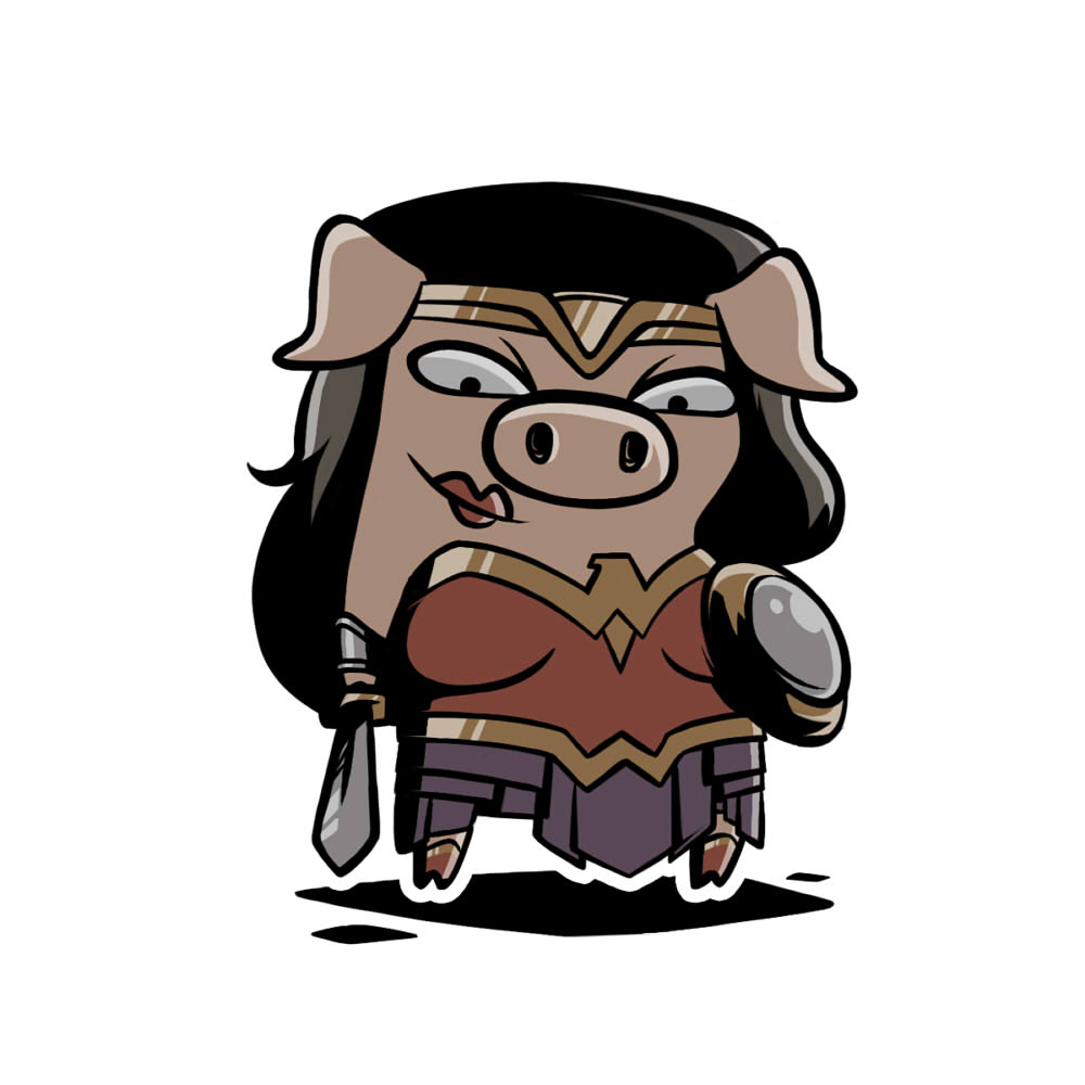 Супер Свиньи — Изображение №4 — Иллюстрация на Dprofile