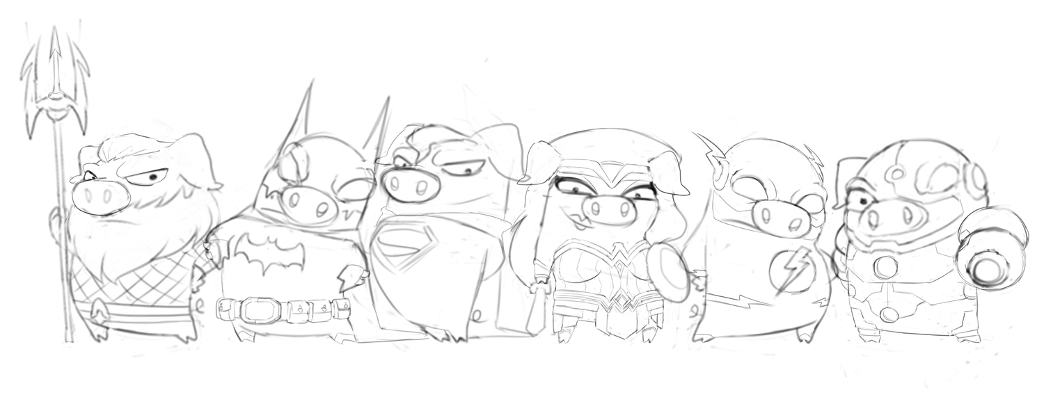 Супер Свиньи — Изображение №8 — Иллюстрация на Dprofile