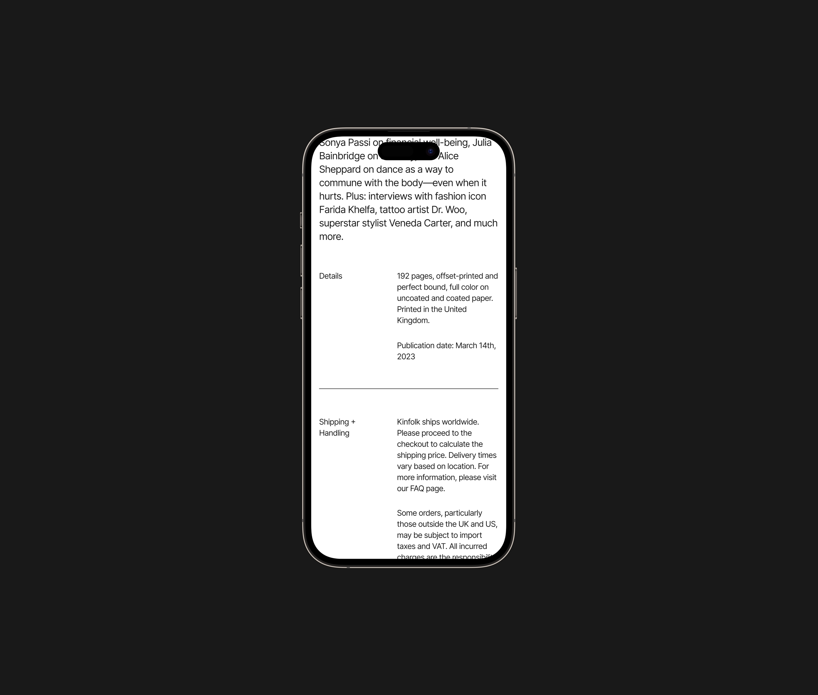 Kinfolk – website redesign concept — Изображение №12 — Интерфейсы на Dprofile