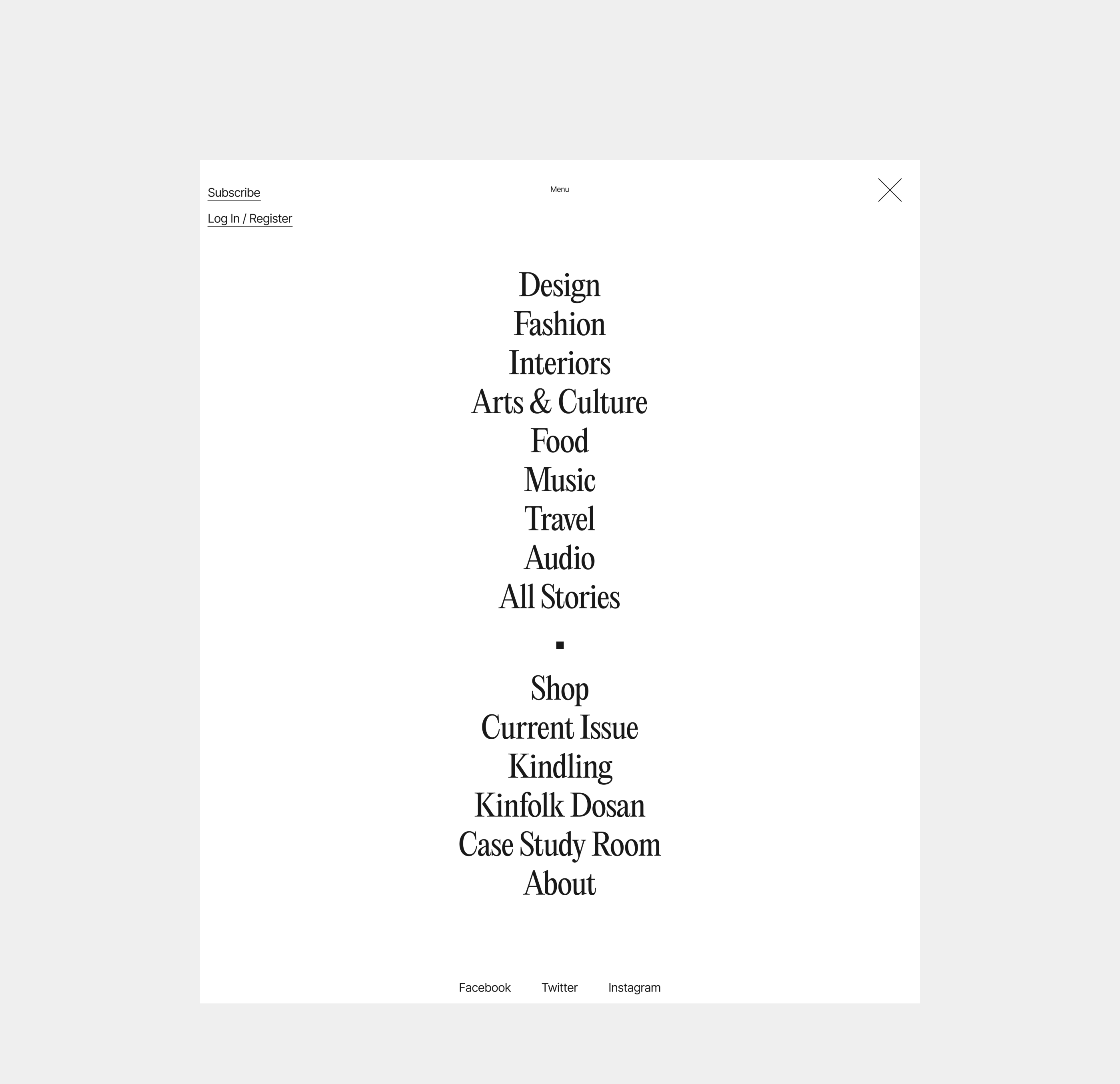 Kinfolk – website redesign concept — Изображение №8 — Интерфейсы на Dprofile