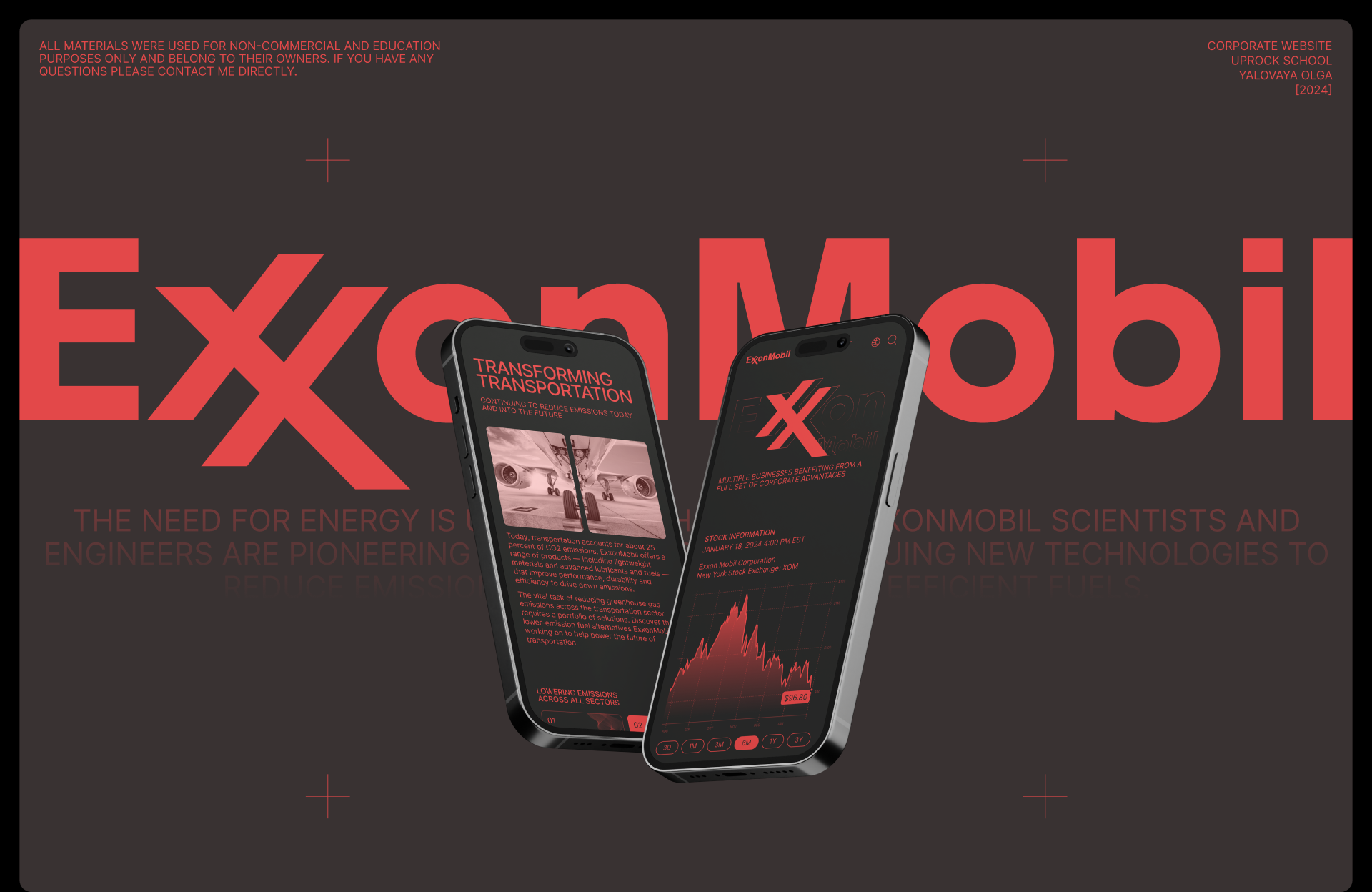 Exxon Mobil | Редизайн корпоративного сайта — Изображение №1 — Интерфейсы, Брендинг на Dprofile