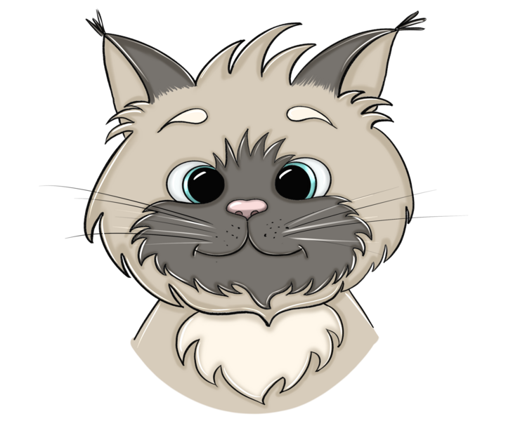 стикеры про кота на Dprofile