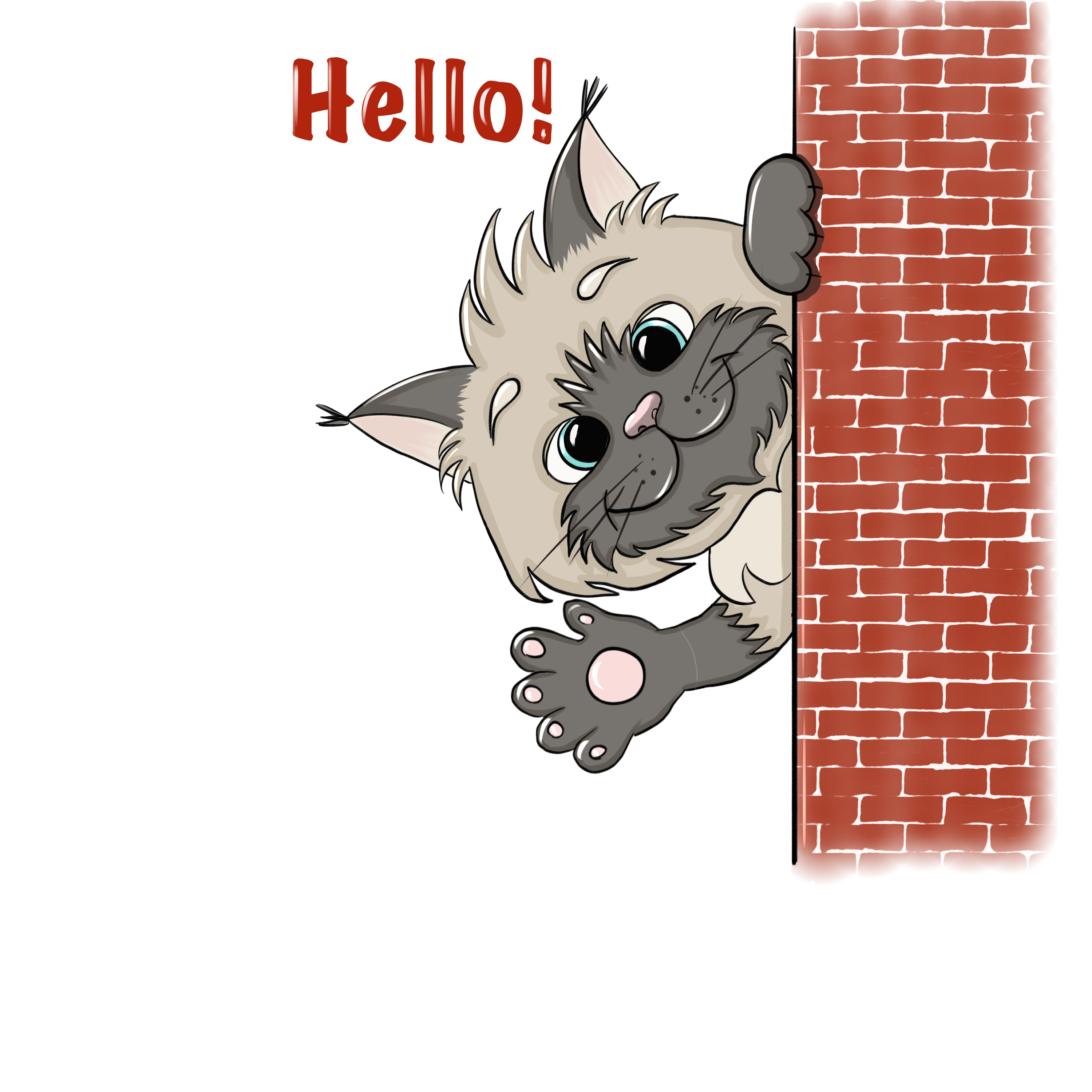 стикеры про кота — Изображение №1 — Иллюстрация на Dprofile