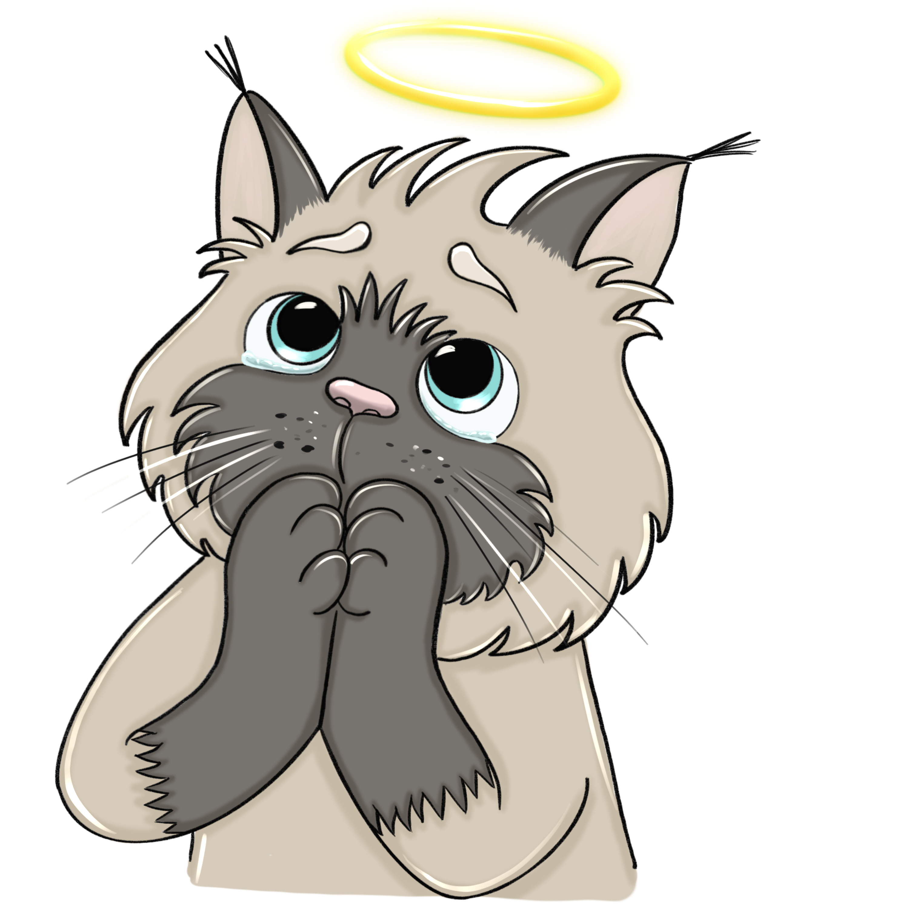 стикеры про кота — Изображение №11 — Иллюстрация на Dprofile