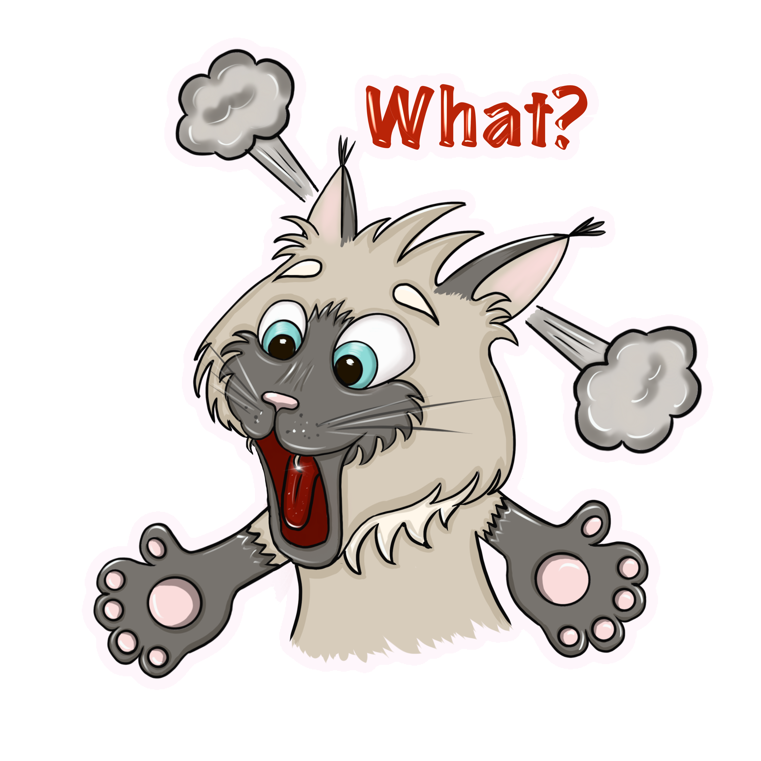 стикеры про кота — Изображение №8 — Иллюстрация на Dprofile