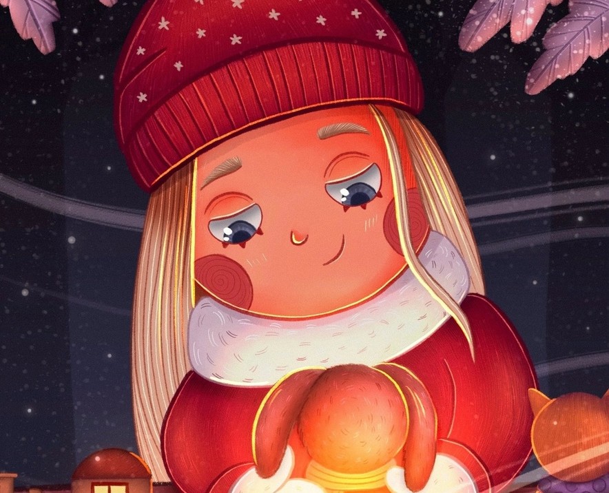 Новогодняя раскраска для детей на Dprofile