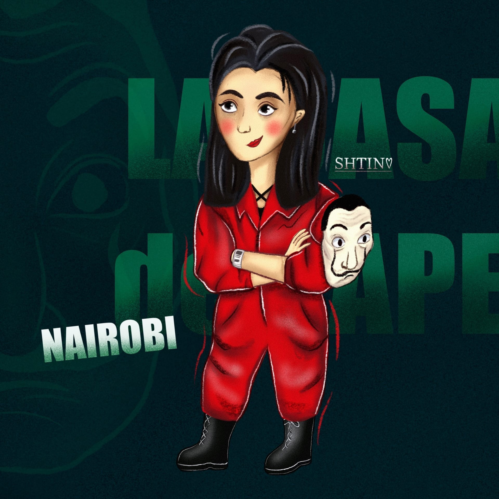 Персонажи сериала "Бумажный дом" — Изображение №8 — Иллюстрация на Dprofile