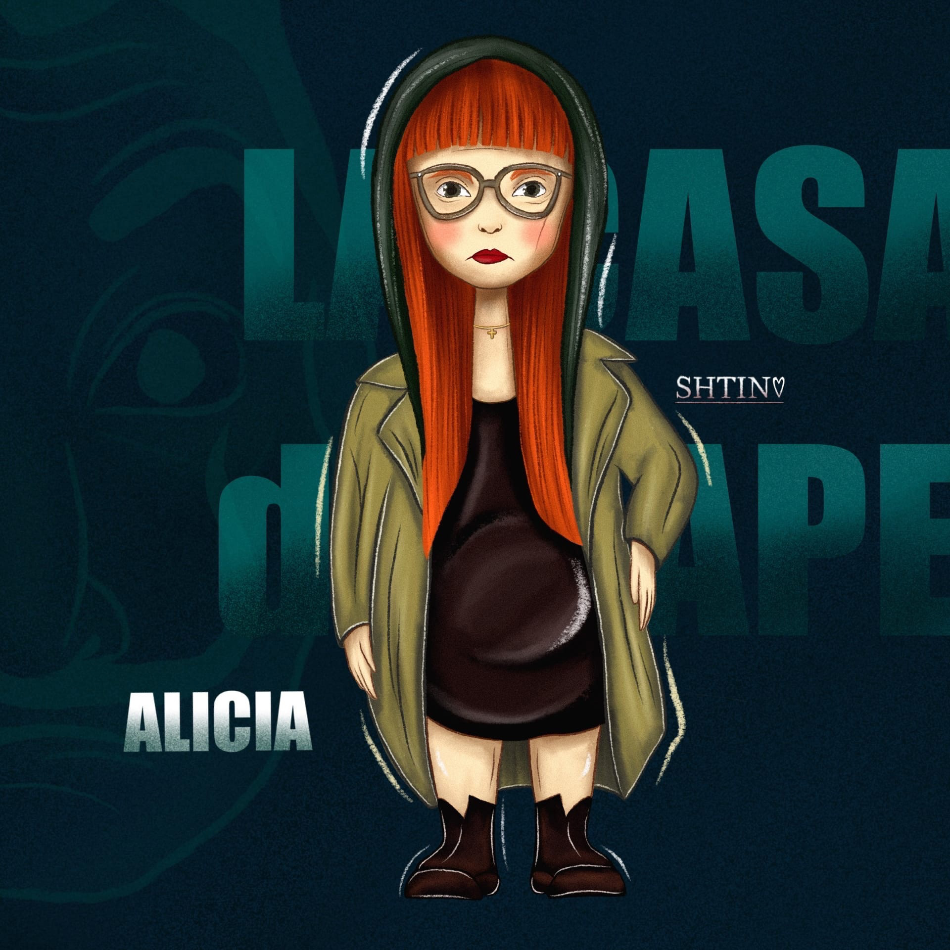 Персонажи сериала "Бумажный дом" — Изображение №4 — Иллюстрация на Dprofile