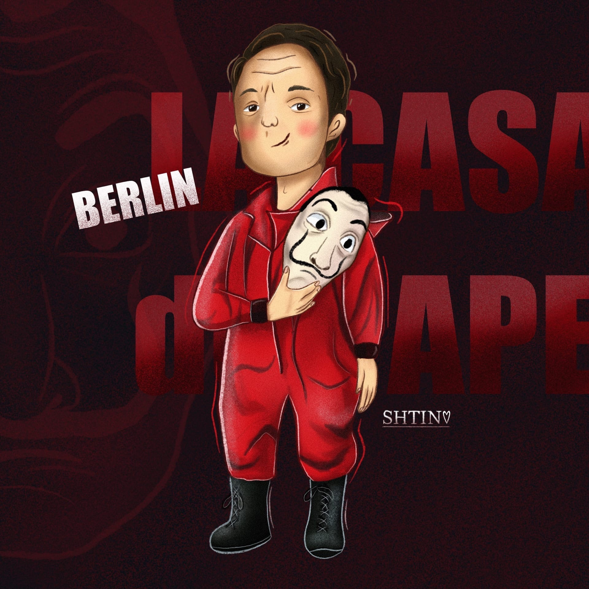 Персонажи сериала "Бумажный дом" — Изображение №1 — Иллюстрация на Dprofile