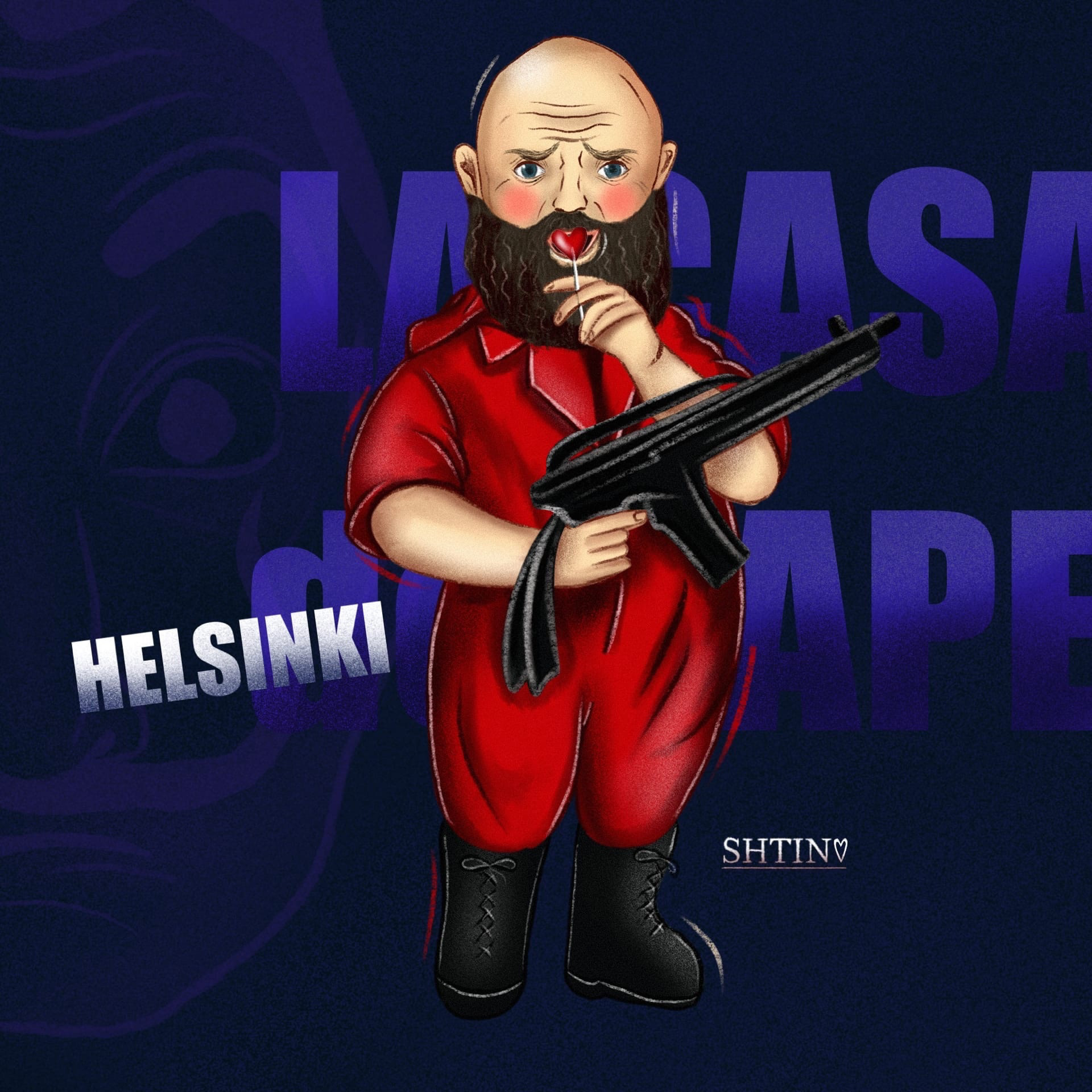 Персонажи сериала "Бумажный дом" — Изображение №7 — Иллюстрация на Dprofile