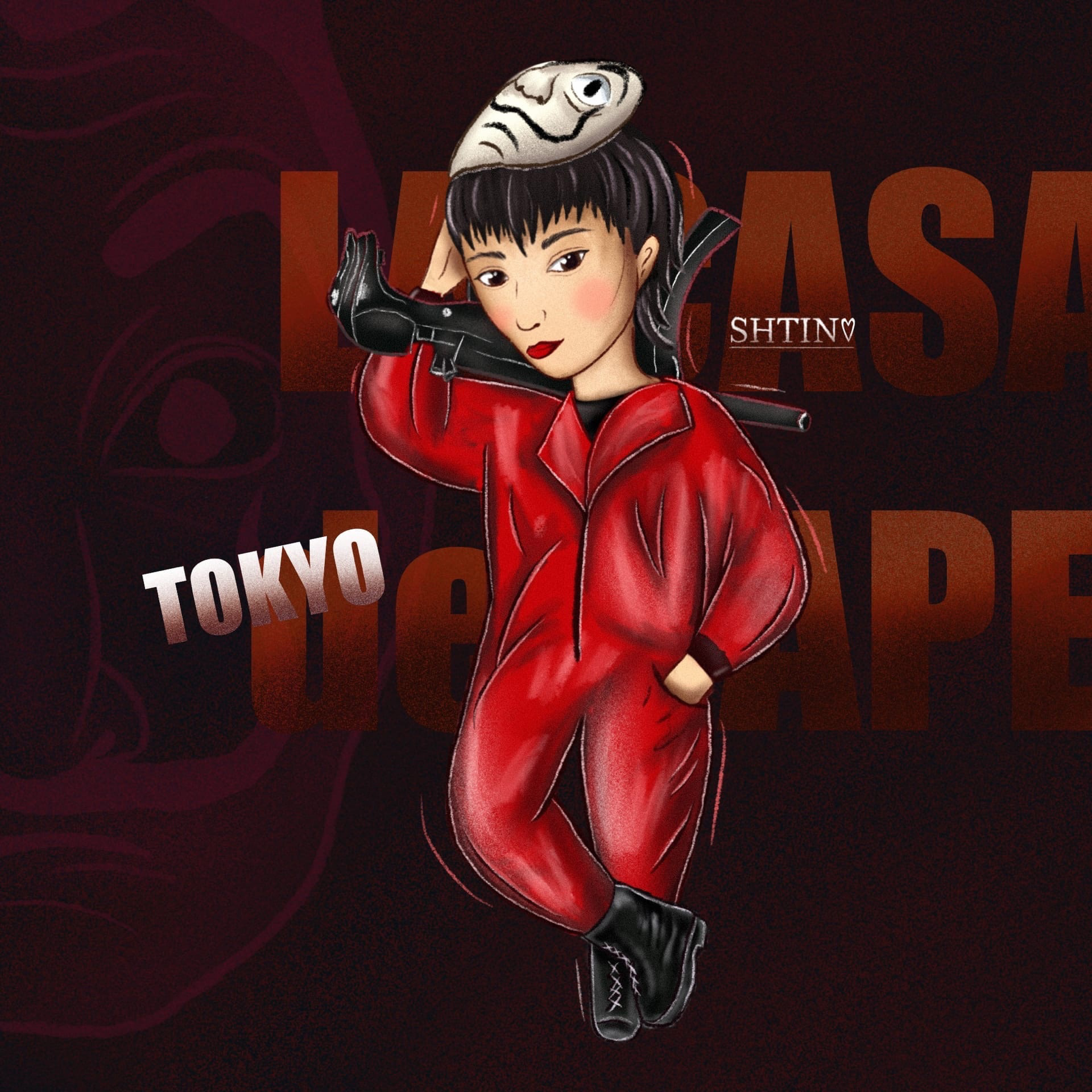 Персонажи сериала "Бумажный дом" — Изображение №3 — Иллюстрация на Dprofile