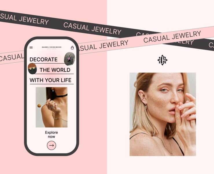 redesign concept jewelry shop — Интерфейсы, Брендинг на Dprofile