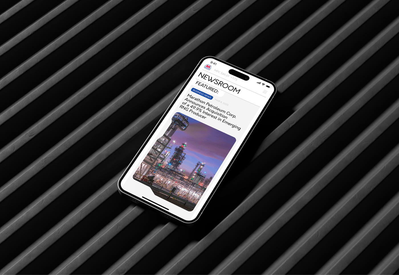 Marathon Petroleum Corporation — Изображение №8 — Интерфейсы, Брендинг на Dprofile