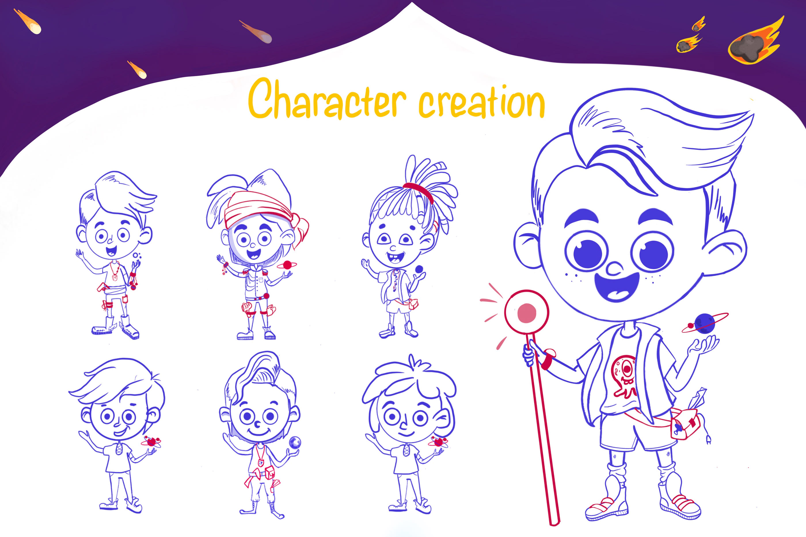 Character design for the book — Изображение №2 — Иллюстрация на Dprofile