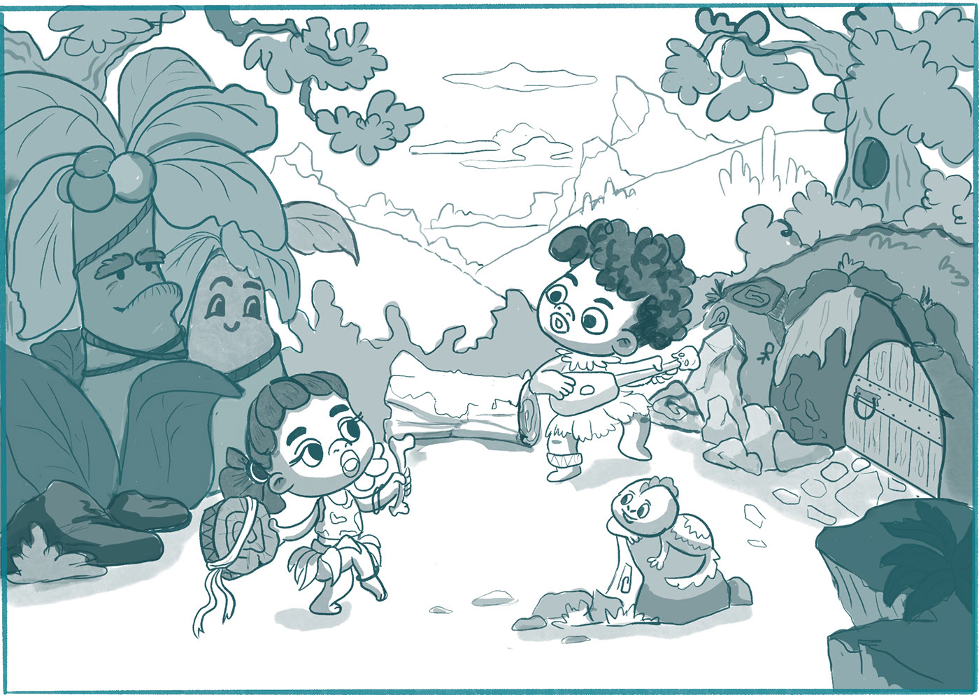 Neanderthal Den — Изображение №15 — Иллюстрация на Dprofile