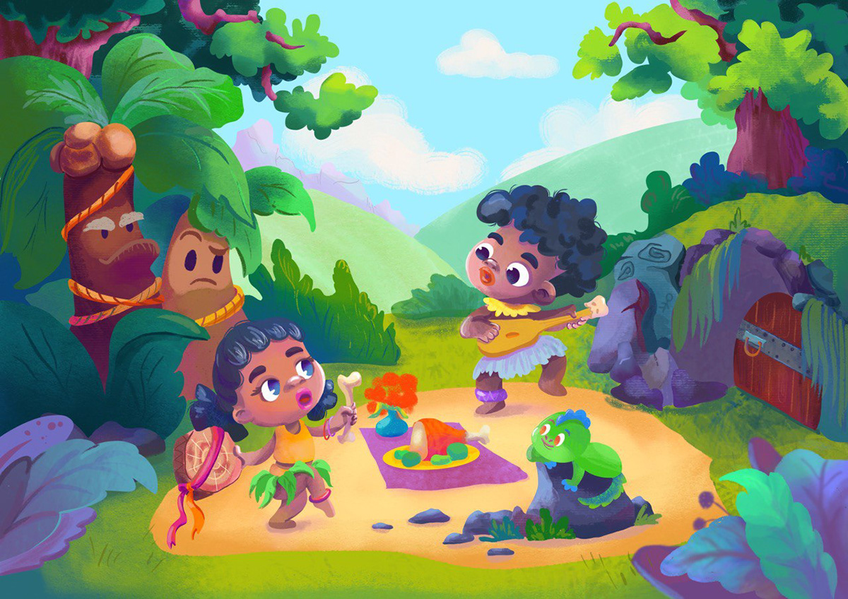 Neanderthal Den — Изображение №4 — Иллюстрация на Dprofile