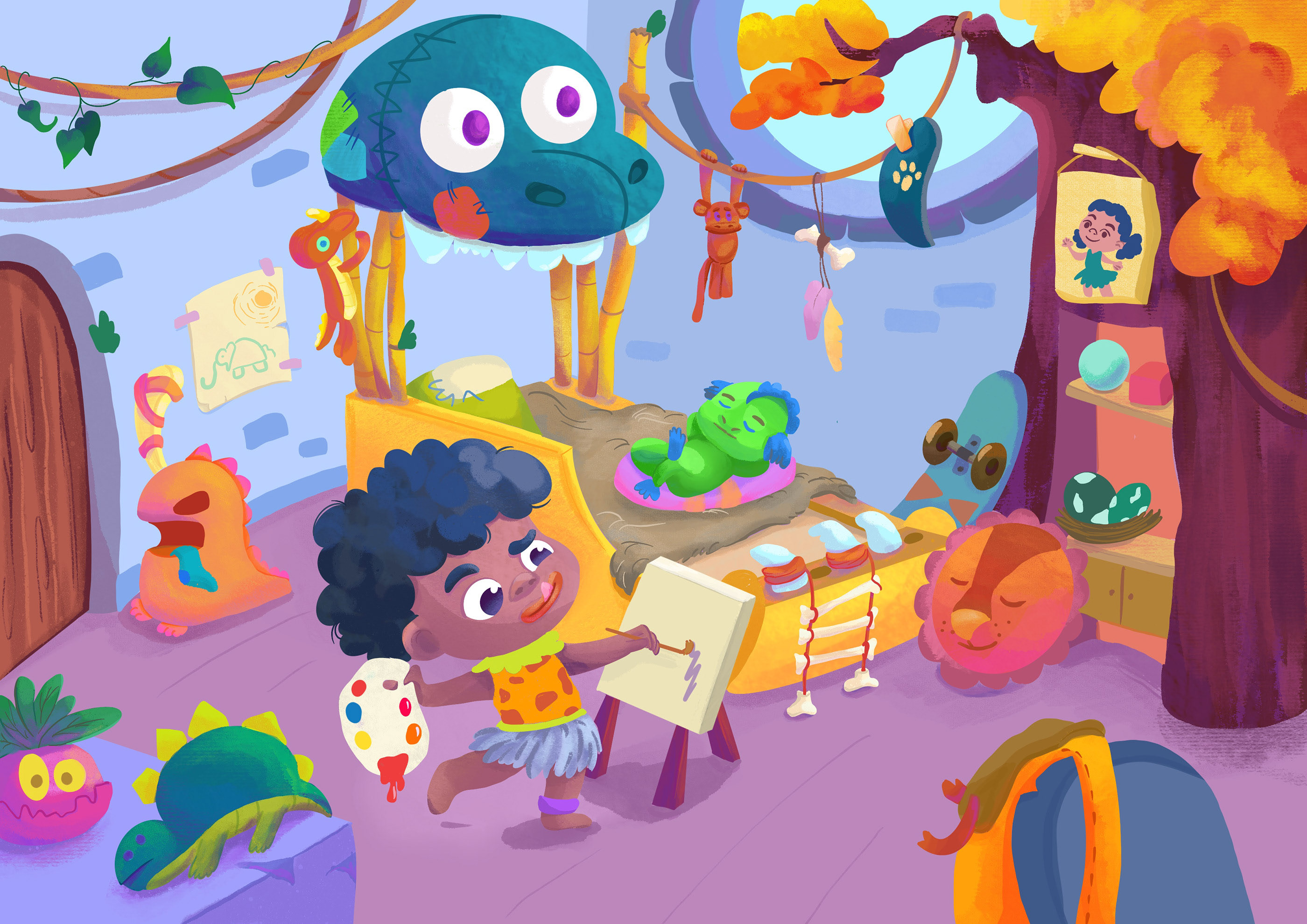 Neanderthal Den — Изображение №3 — Иллюстрация на Dprofile
