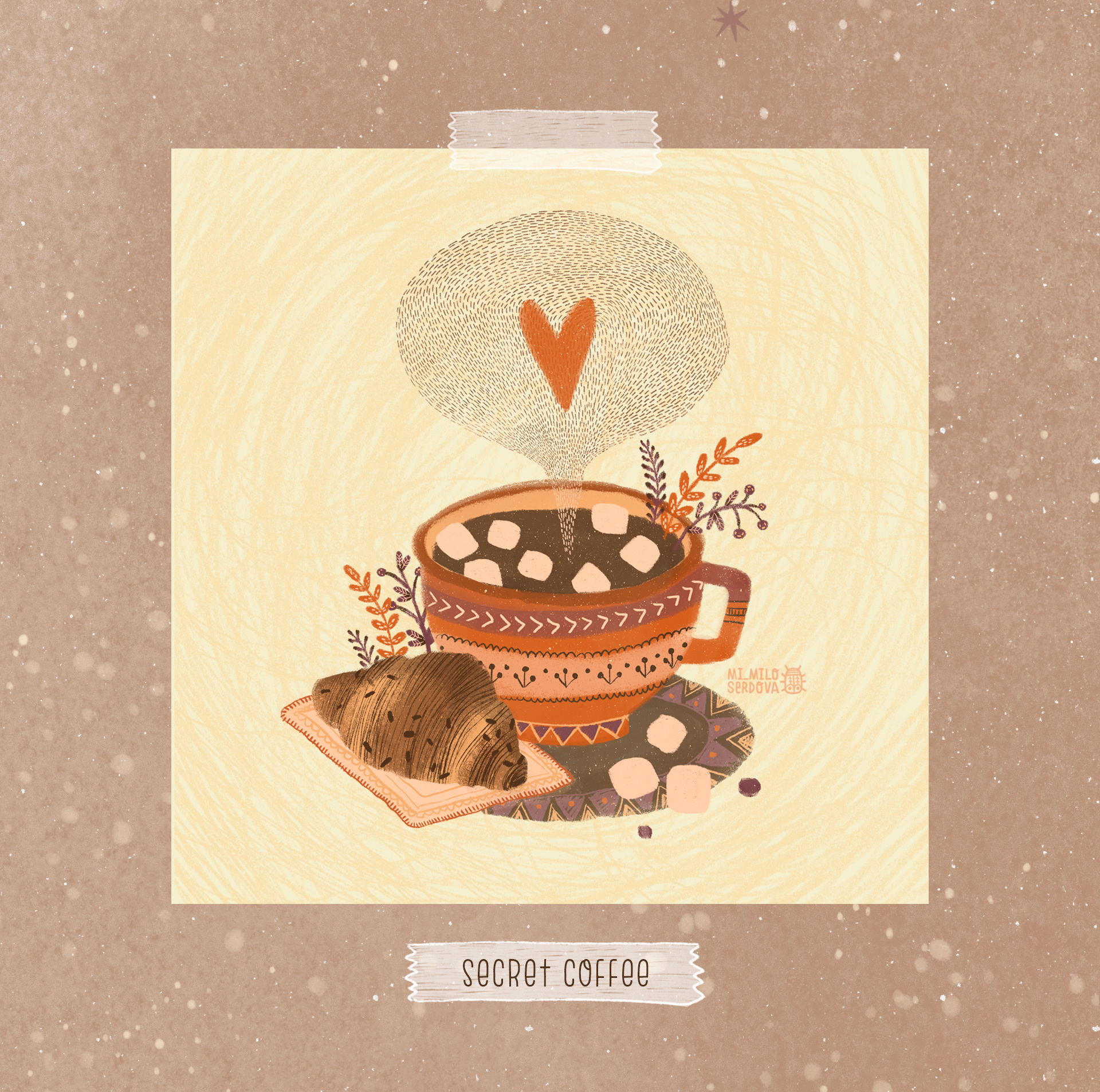 "Cozy things" challenge — Изображение №3 — Иллюстрация на Dprofile