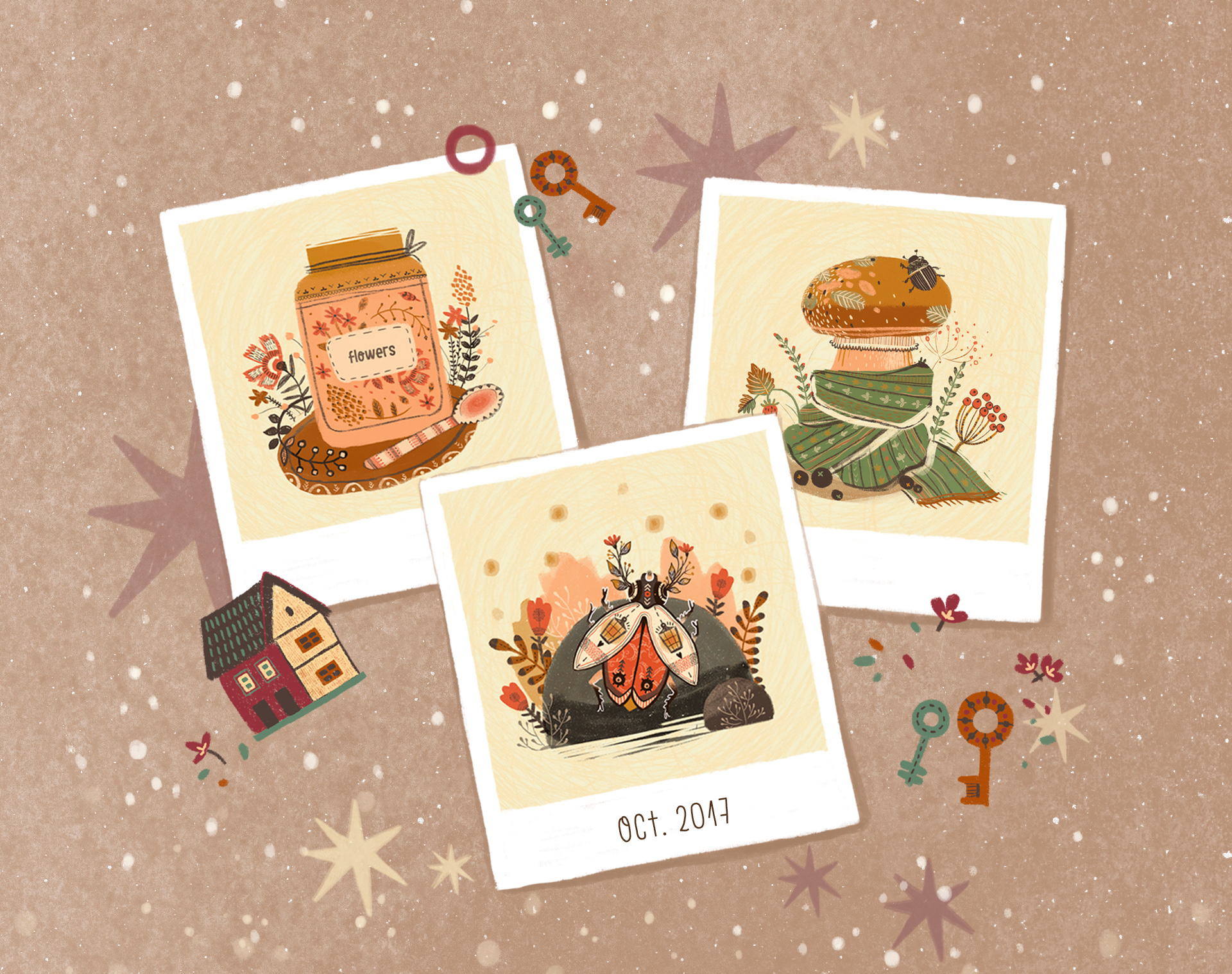 "Cozy things" challenge — Изображение №2 — Иллюстрация на Dprofile