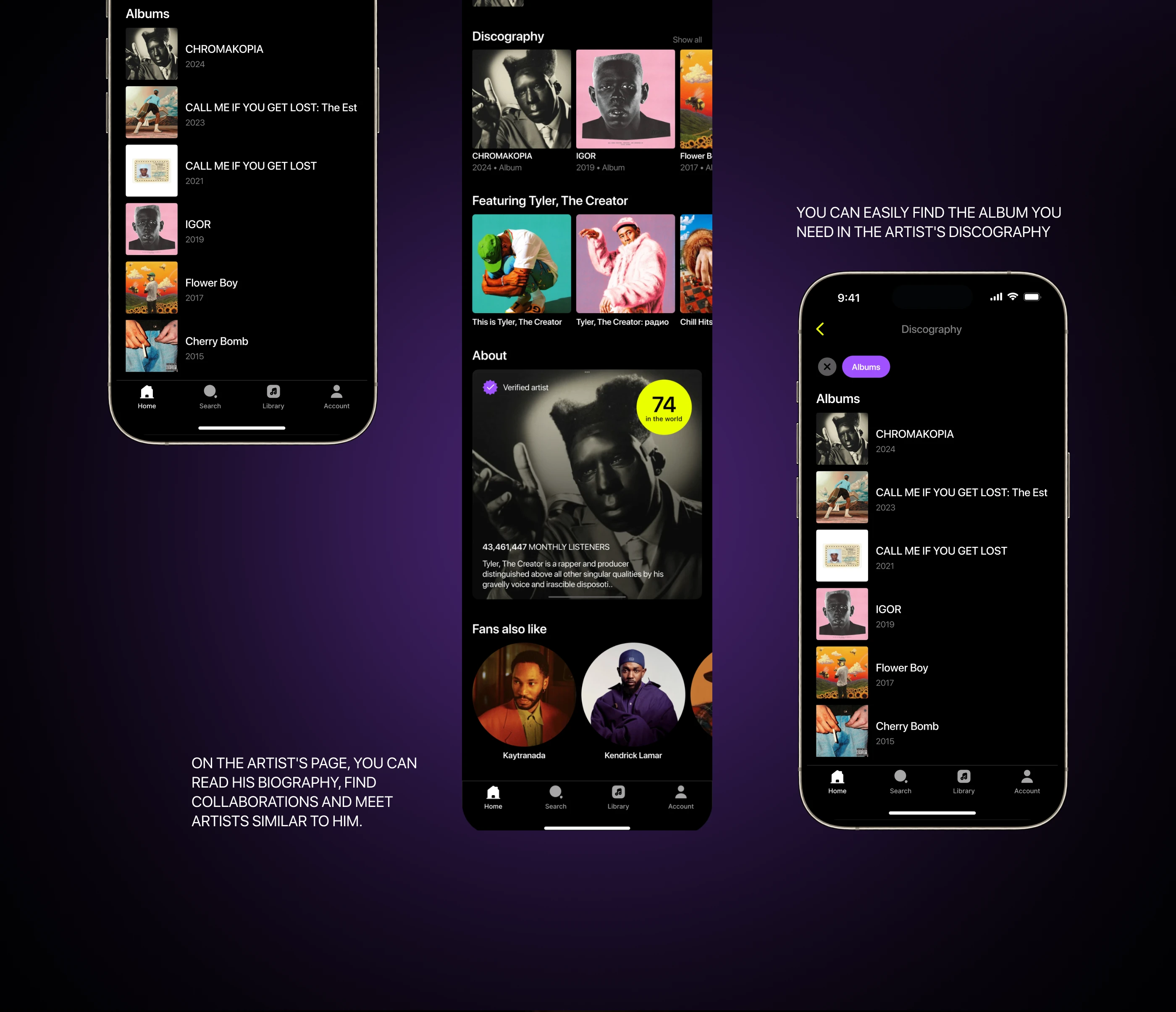 FLOW | MUSIC SERVICE — Изображение №17 — Интерфейсы на Dprofile