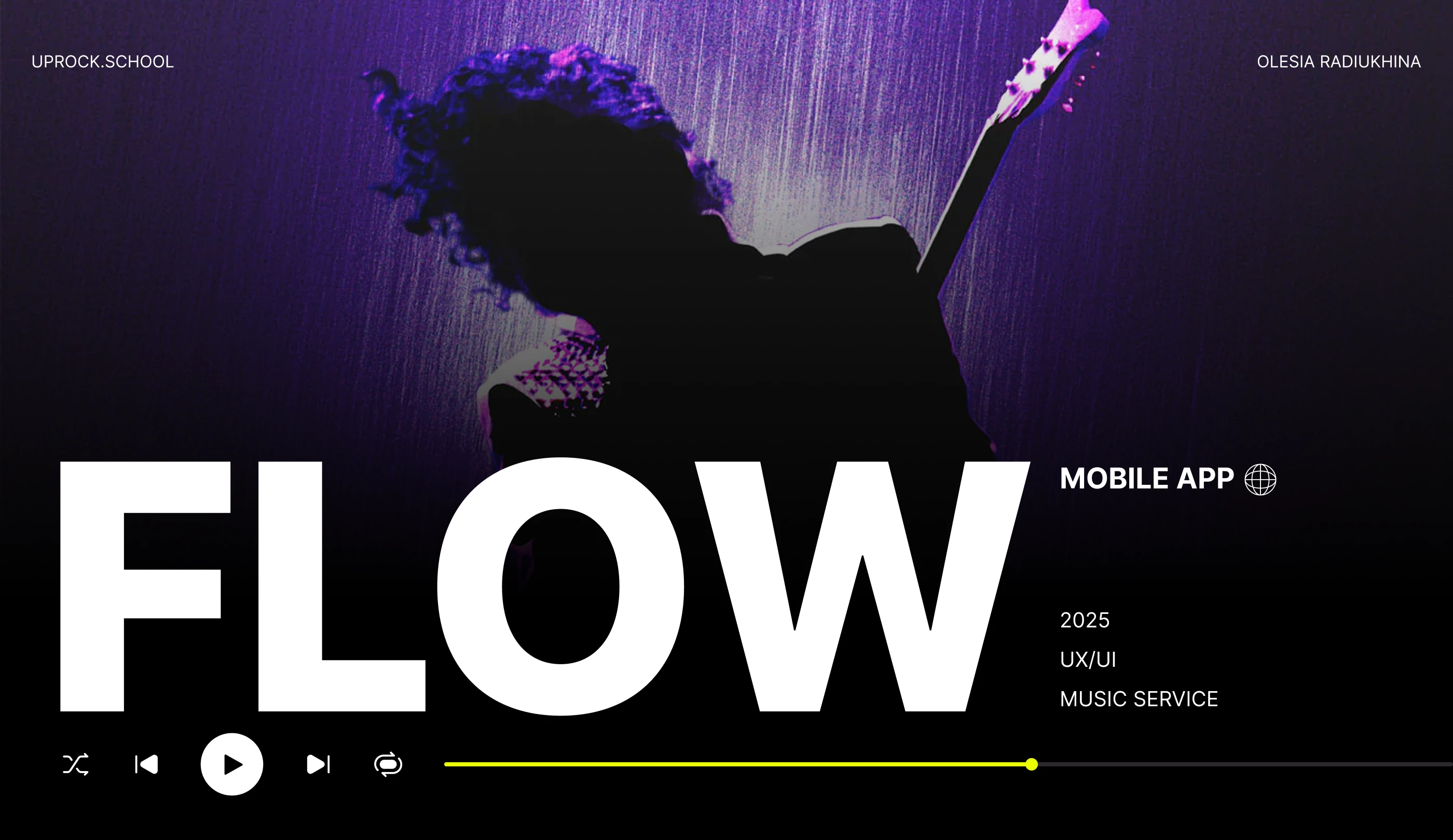 FLOW | MUSIC SERVICE — Изображение №1 — Интерфейсы на Dprofile