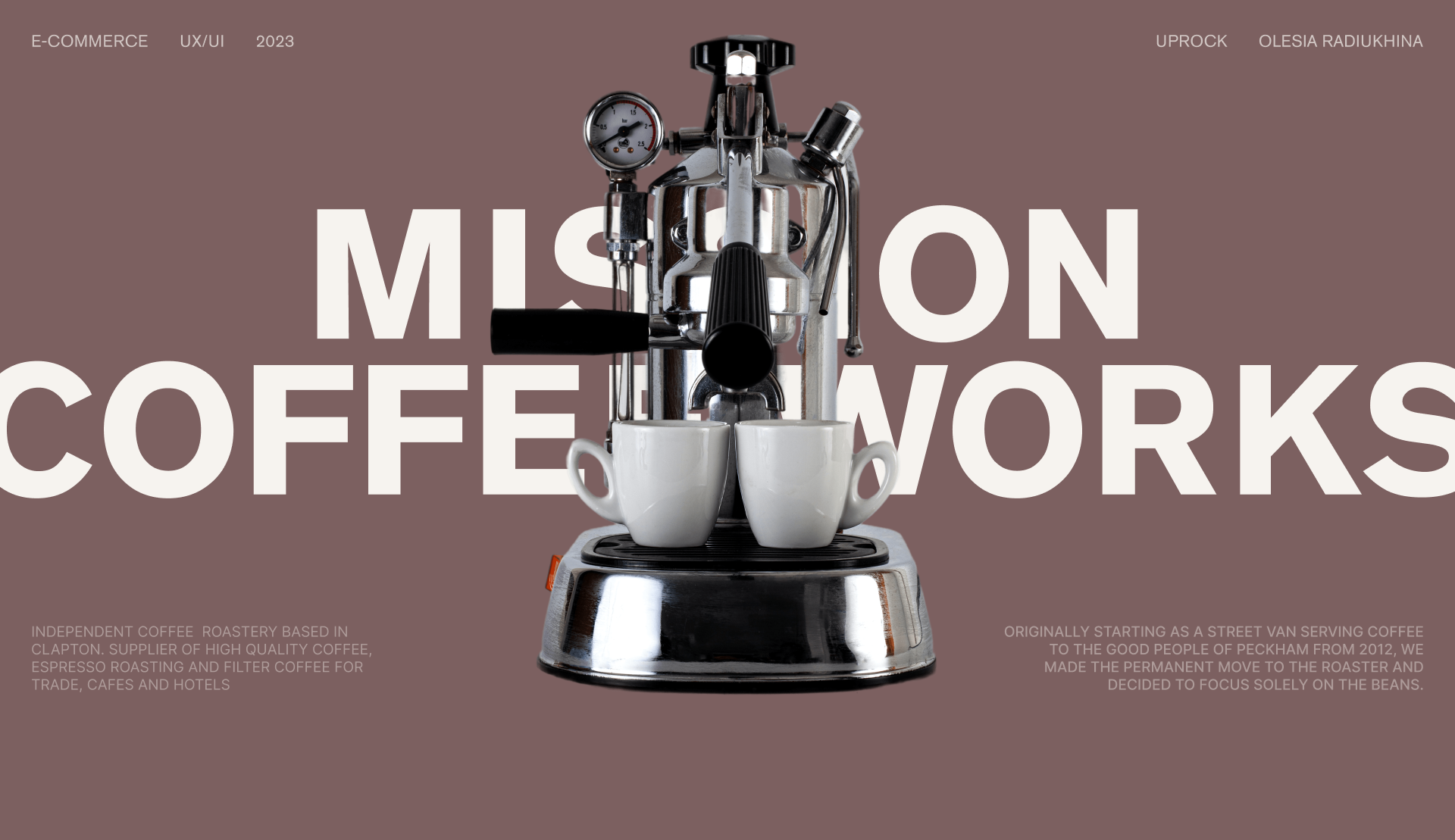 MISSION COFFEE WORKS | E-COMMERCE REDESIGN — Изображение №1 — Интерфейсы на Dprofile