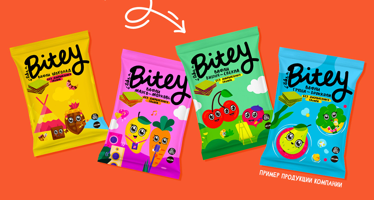 Детские комиксы для продукции Bitey — Изображение №2 — Брендинг, Иллюстрация на Dprofile